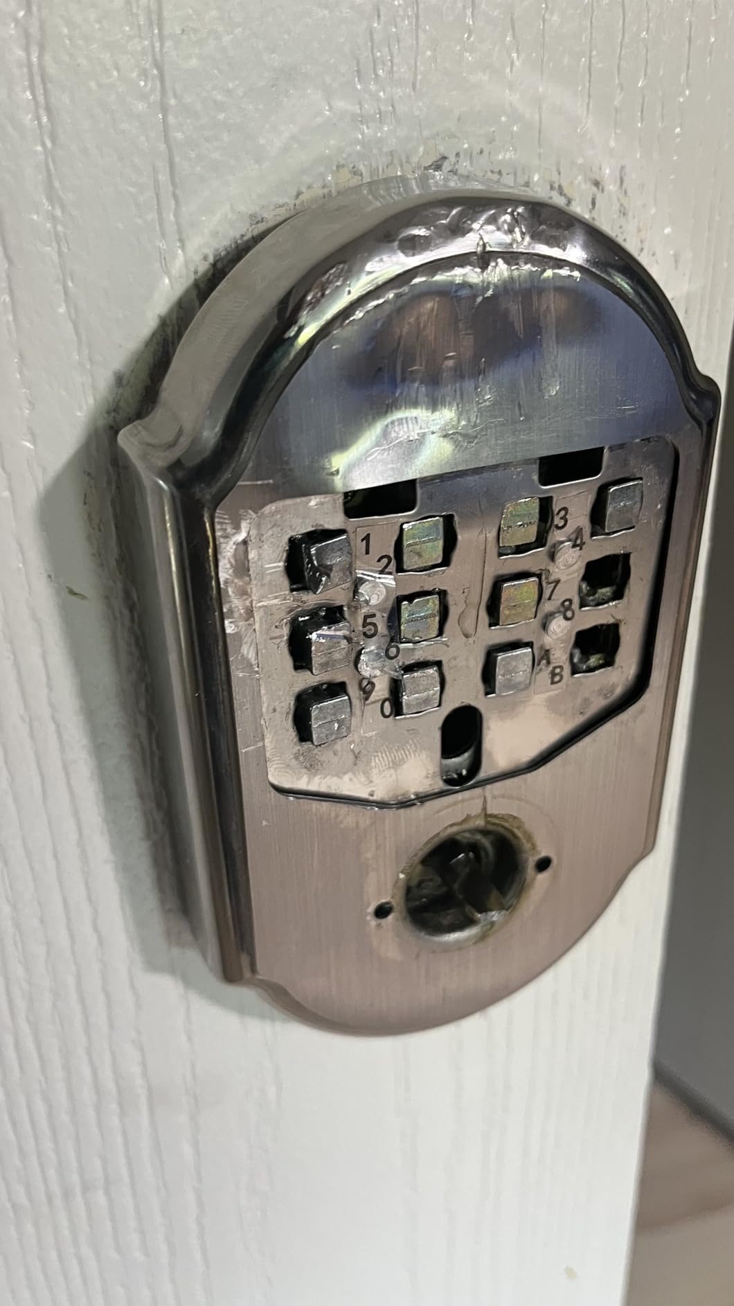 Bravex Keyless Entry Keypad Deadbolt Door Lock 304 Stainless Steel Sabbath Lock 100% Mechanical Shabbos Lock- No Risk of Low Power customer photo 2