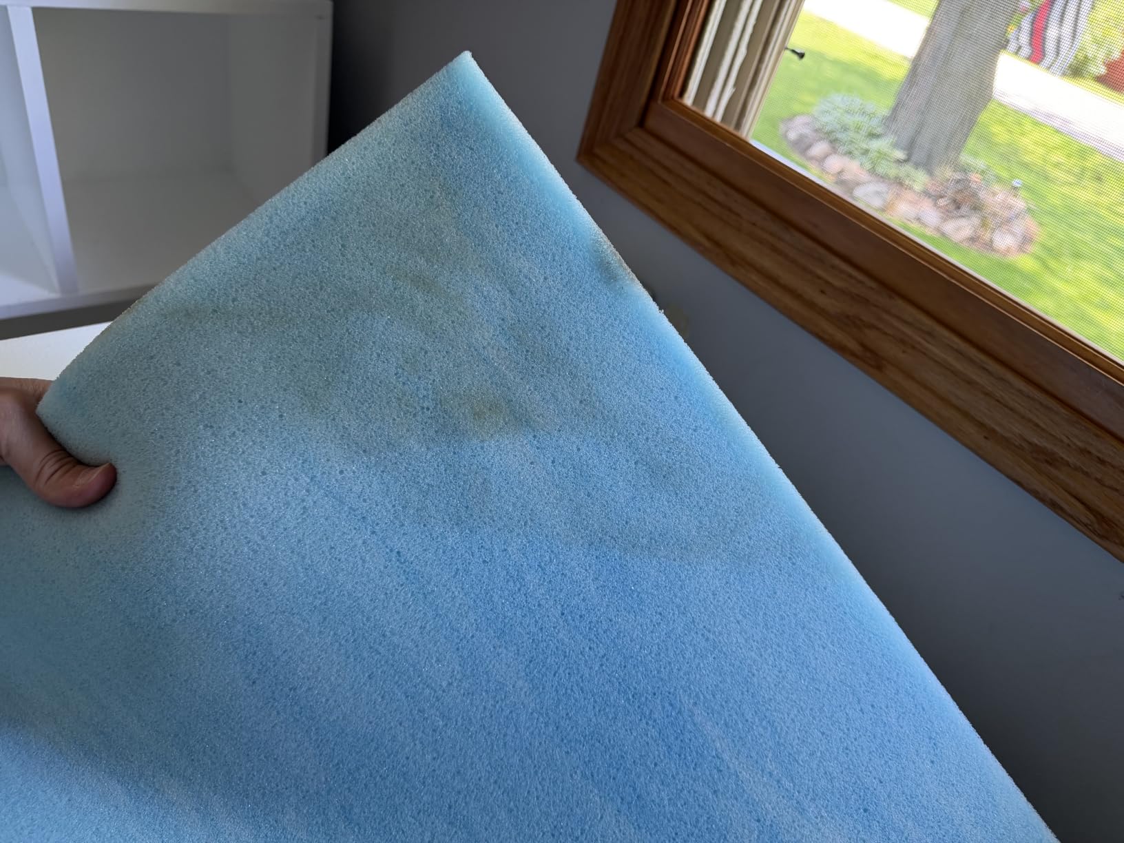 Sure2Sleep Gel Swirl Memory Foam Mattress Topper - 3 Inch, Pressure Relieving, Cooling Comfort - Made in the USA & CertiPUR-US Certified - Softens Firm Beds and Extends Mattress Life - Queen Size customer photo 2