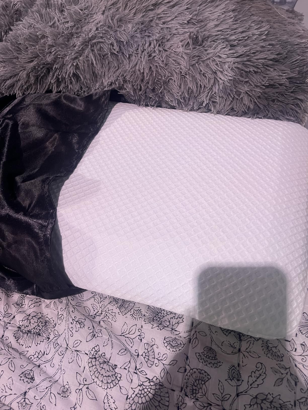 DLIGHT BD 2.7 Inch Ultra Thin Pillow, Low Profile Gel Memory Foam Pillow for Stomach Sleepers, Flat Pillow for Back Sleepers and Neck Support customer photo 2