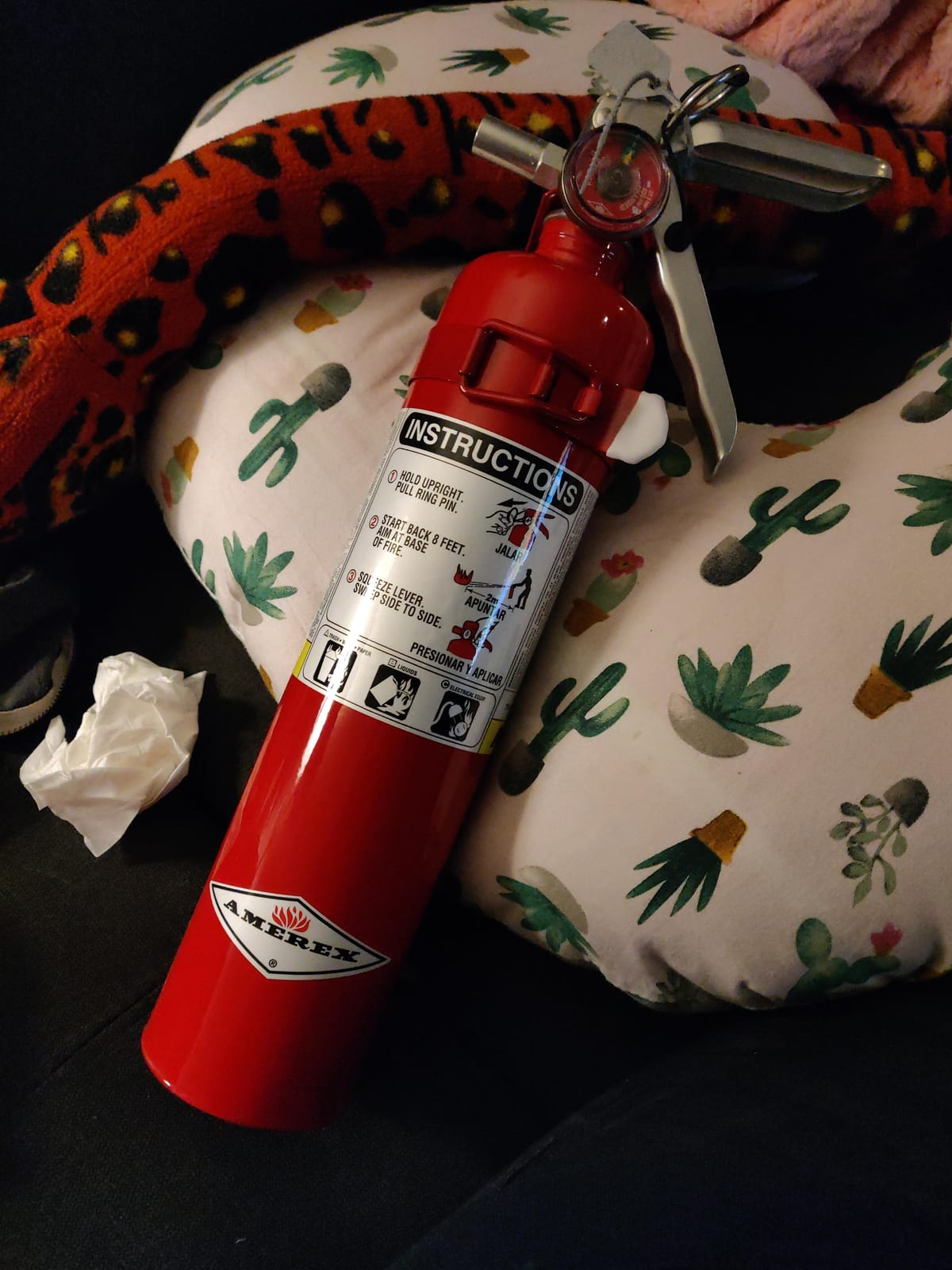 Amerex B456, 10lb ABC Dry Chemical Class A B C Multi-Purpose 10 Pound Fire Extinguisher with Wall Bracket customer photo 1