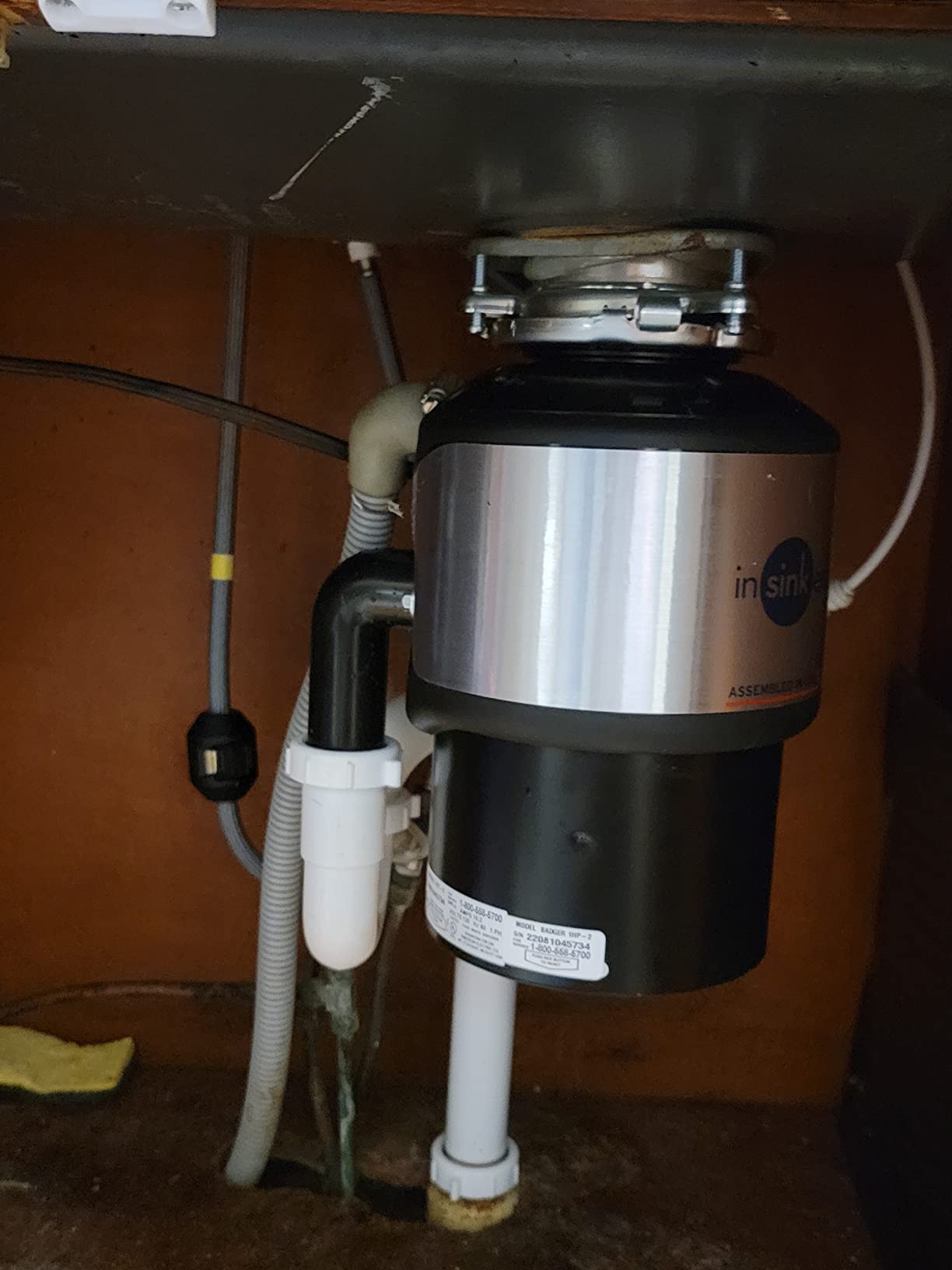 InSinkErator Garbage Disposal, Badger 1 HP, Power Series, 1 HP Continuous Feed,Black customer photo 2