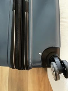 Samsonite Omni 2 24-Inch Medium Checked Hardside Luggage with 360° Spinner Wheels - Scratch Resistant Hardshell - TSA Lock - Expandable Polycarbonate Shell for Lightweight Travel - Midnight Black customer photo 1
