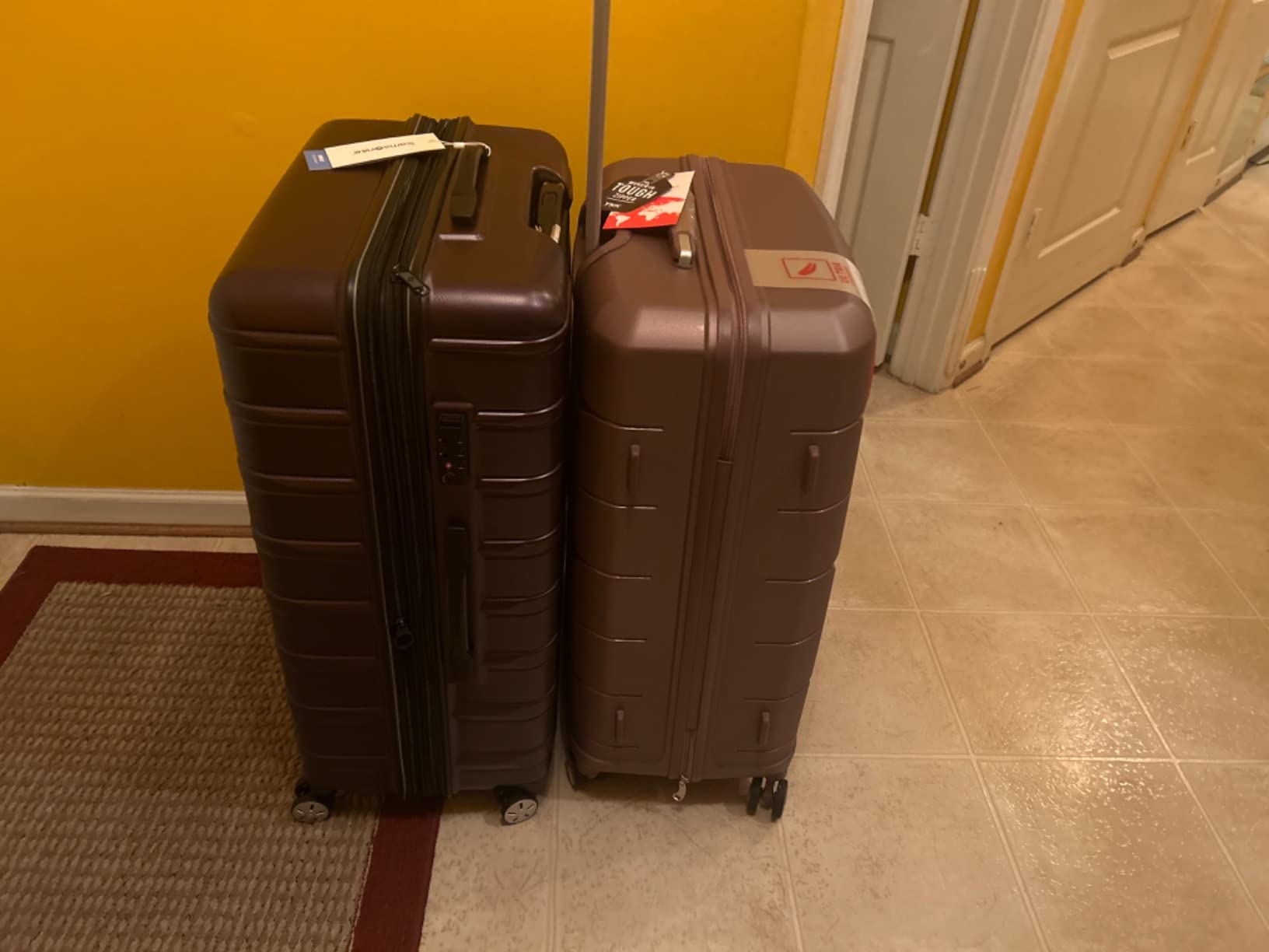 Samsonite Omni 2 28-Inch Large Checked Hardside Luggage with 360° Spinner Wheels - Scratch Resistant Hardshell - TSA Lock - Expandable Polycarbonate Shell for Lightweight Travel - Nova Teal customer photo 2