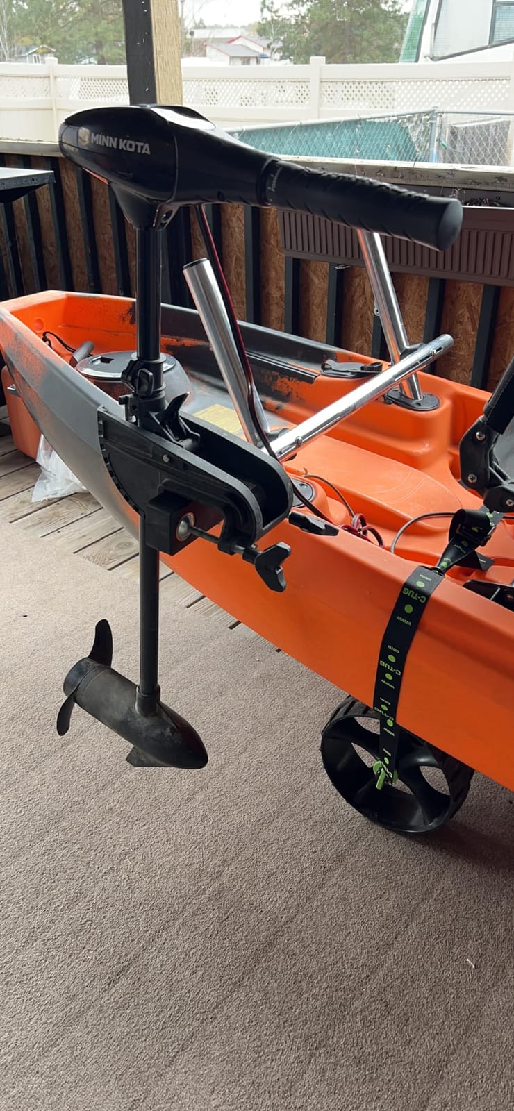BKC Brooklyn UH-TM315 Kayak Trolling Motor Mount customer photo 2