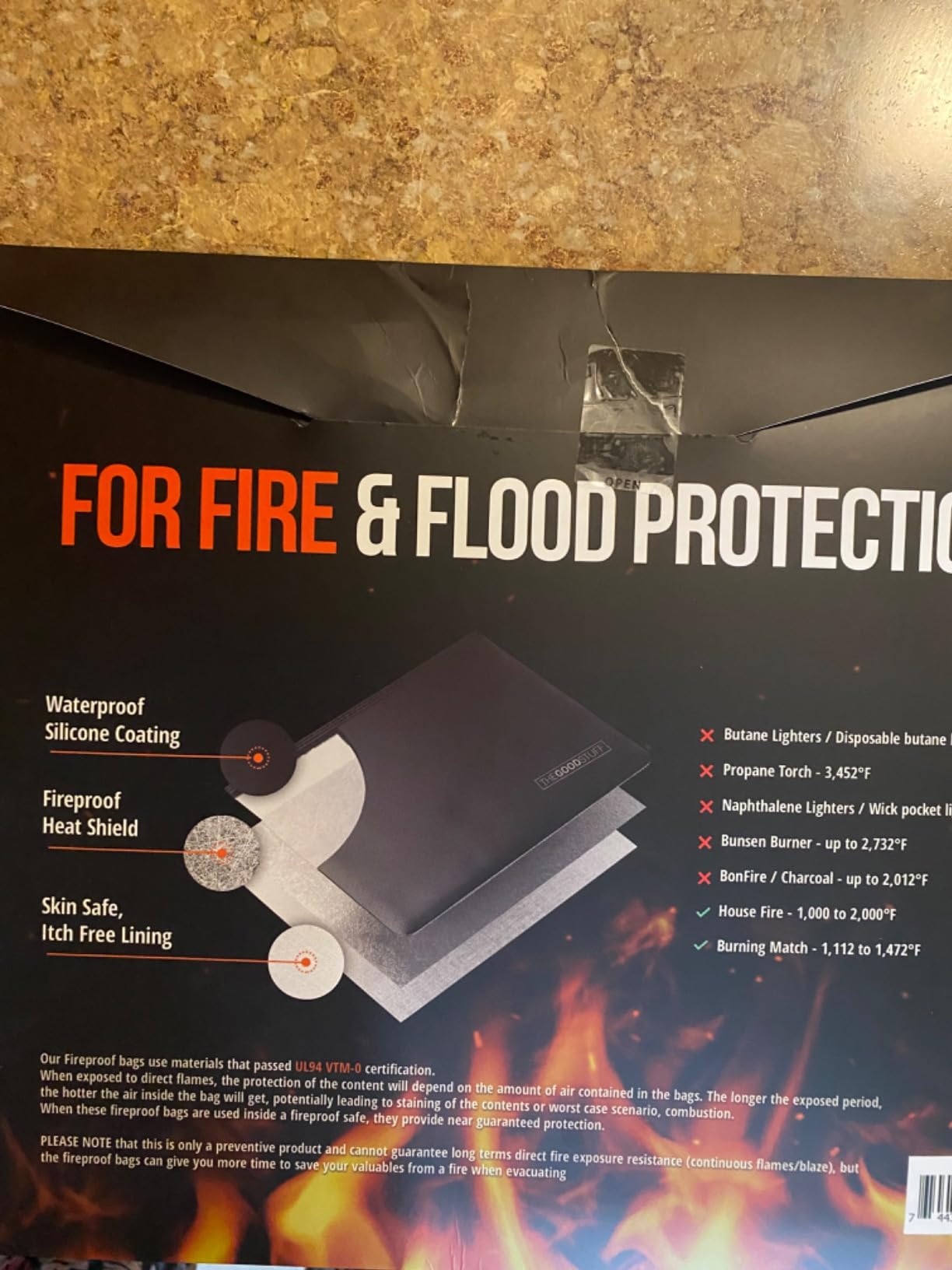 Fireproof Document Pouch (10