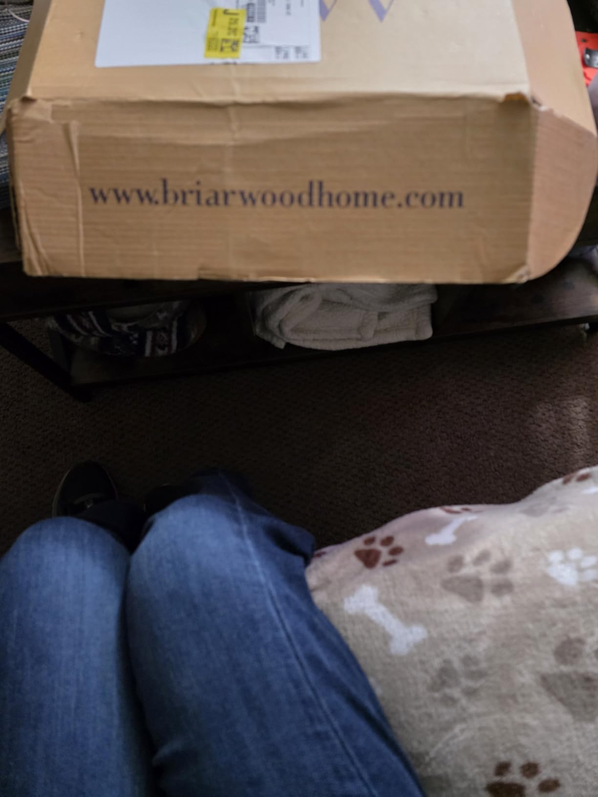 Briarwood Home® Printed Flannel Sheet Set, 100% Natural Cotton, Soft, Warm & Deep Pocket, Advanced Nano-Tech Making it Resistance to Pilling; Brushed 6 Times for Softness (Buffalo Grey, Queen) customer photo 2