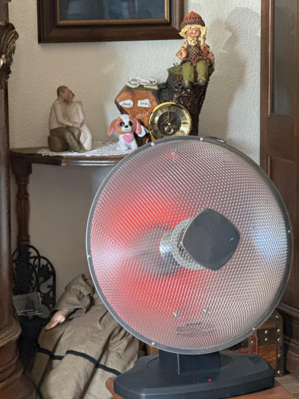 Ontel Handy Heater Heatwave Parabolic Space Heater with Ceramic Heating Technology customer photo 1