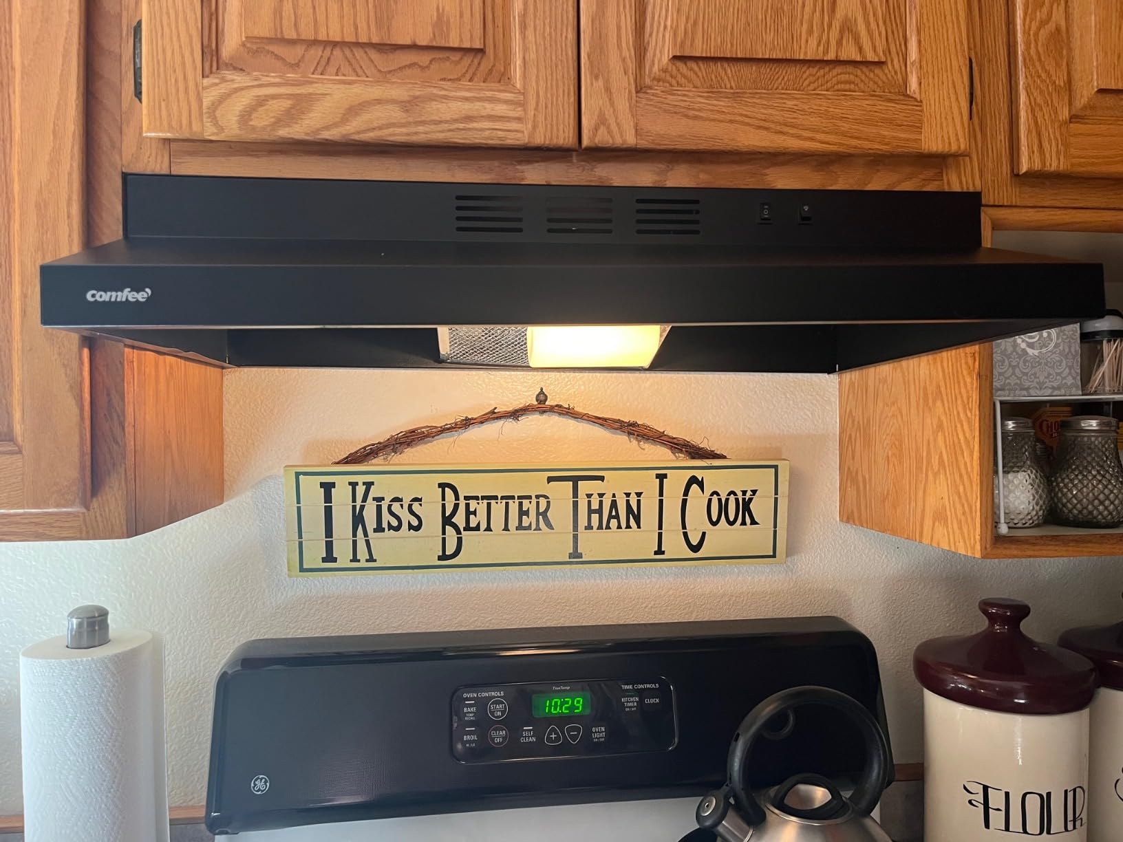 COMFEE' Range Hood 30 Inch Under Cabinet 200 CFM Ducted/Ductless customer photo 2
