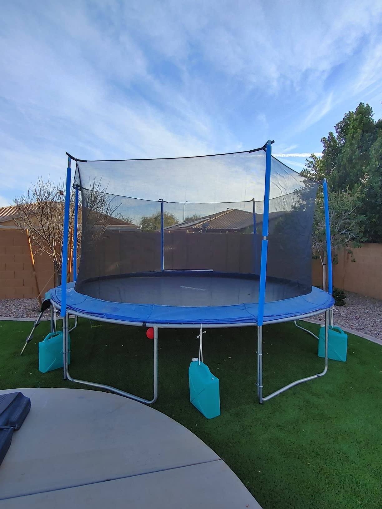 Trampoline Net Replacement Safety Trampoline Net for 6 Straight Poles customer photo 2