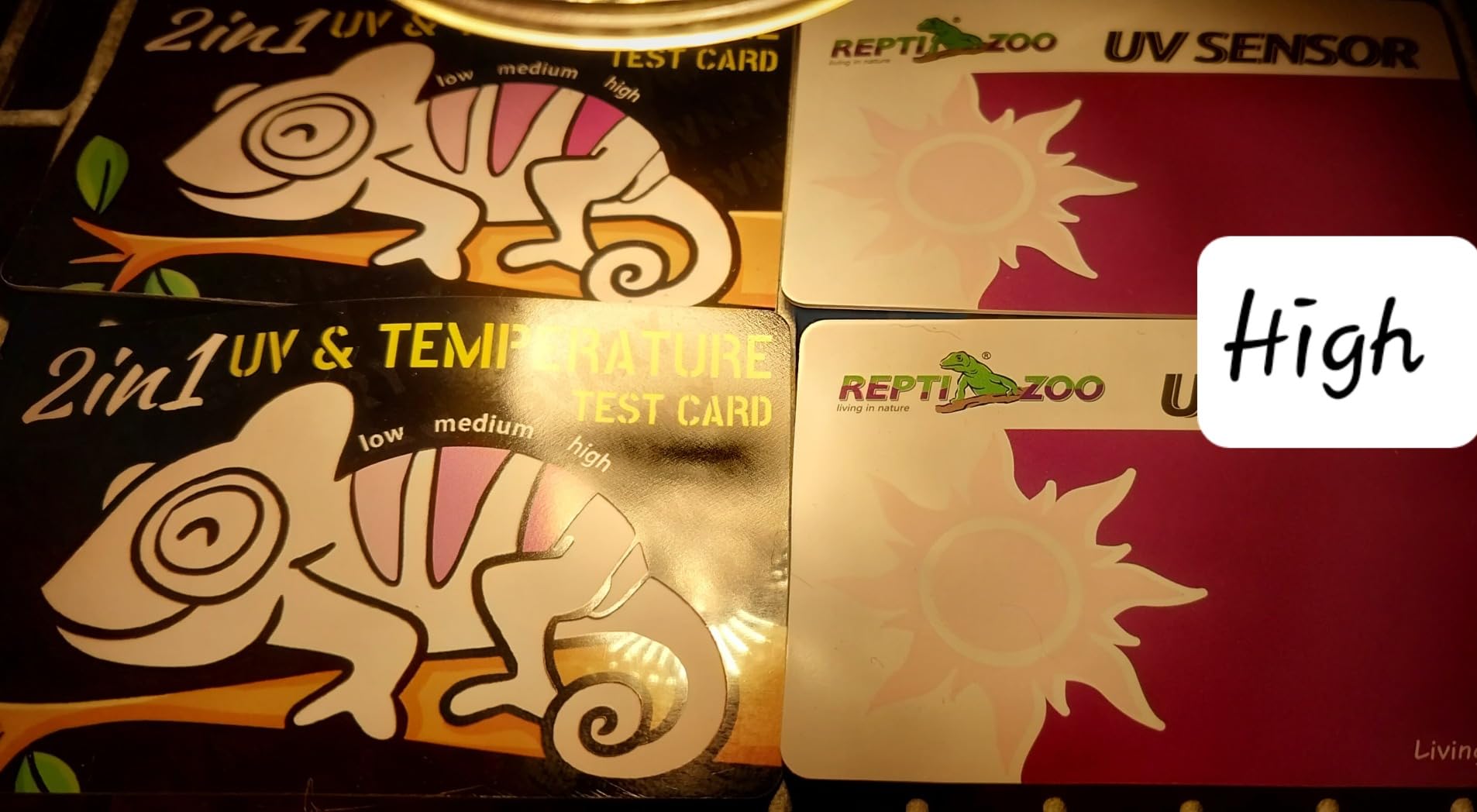 5Pack Quick UVB Test Sensor Cards Reusable Reptile UVB Tester customer photo 2