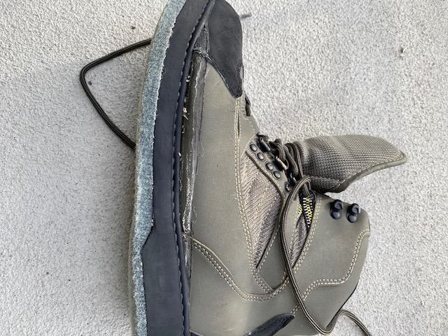 Pro Fishing Wading Boots for Men with Felt Bottom Wader Boots for Fly Fishing Strong Grips Rustfree Eyelets customer photo 2