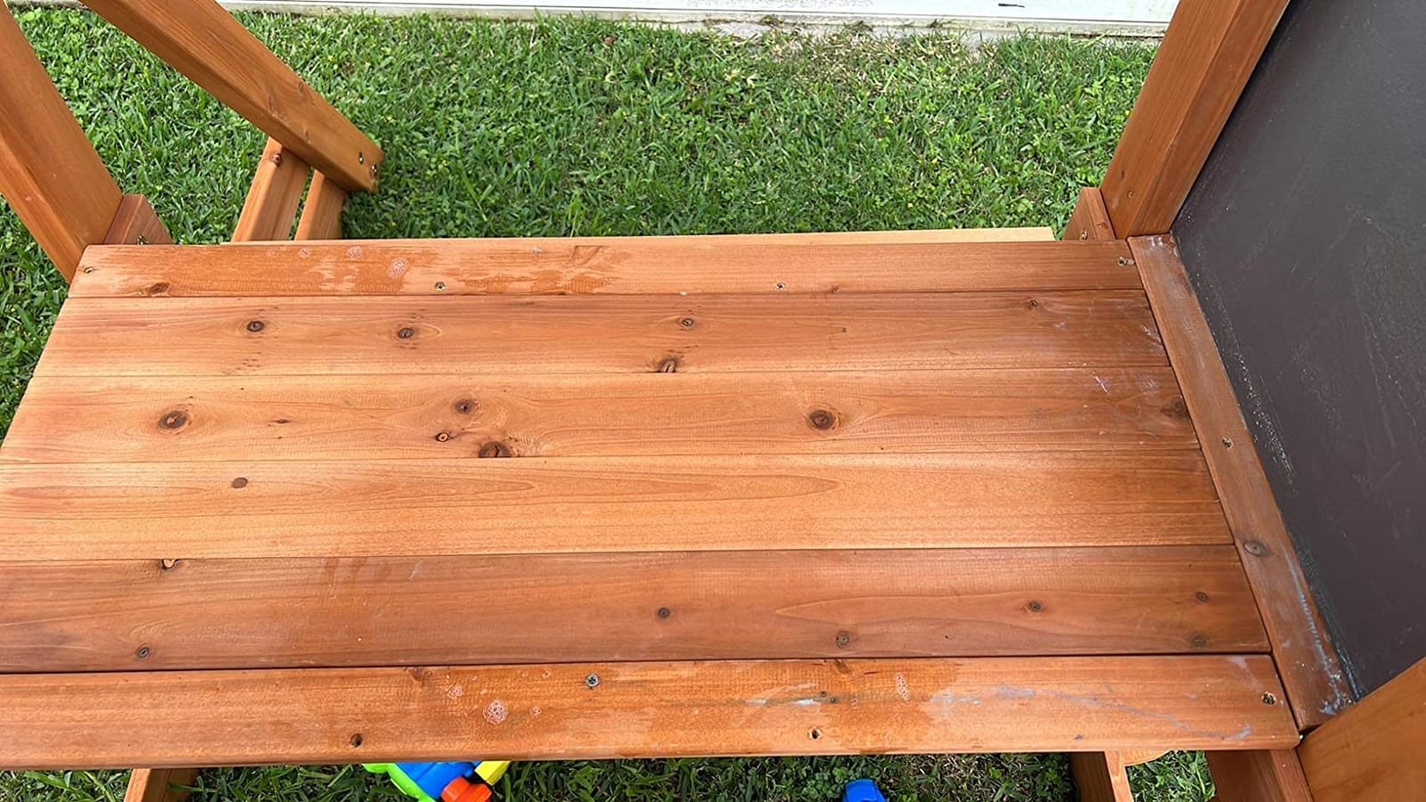 Wooden Playground Sets for Backyards, Outdoor Swing Sets for Kids Ages 3-6 customer photo 2