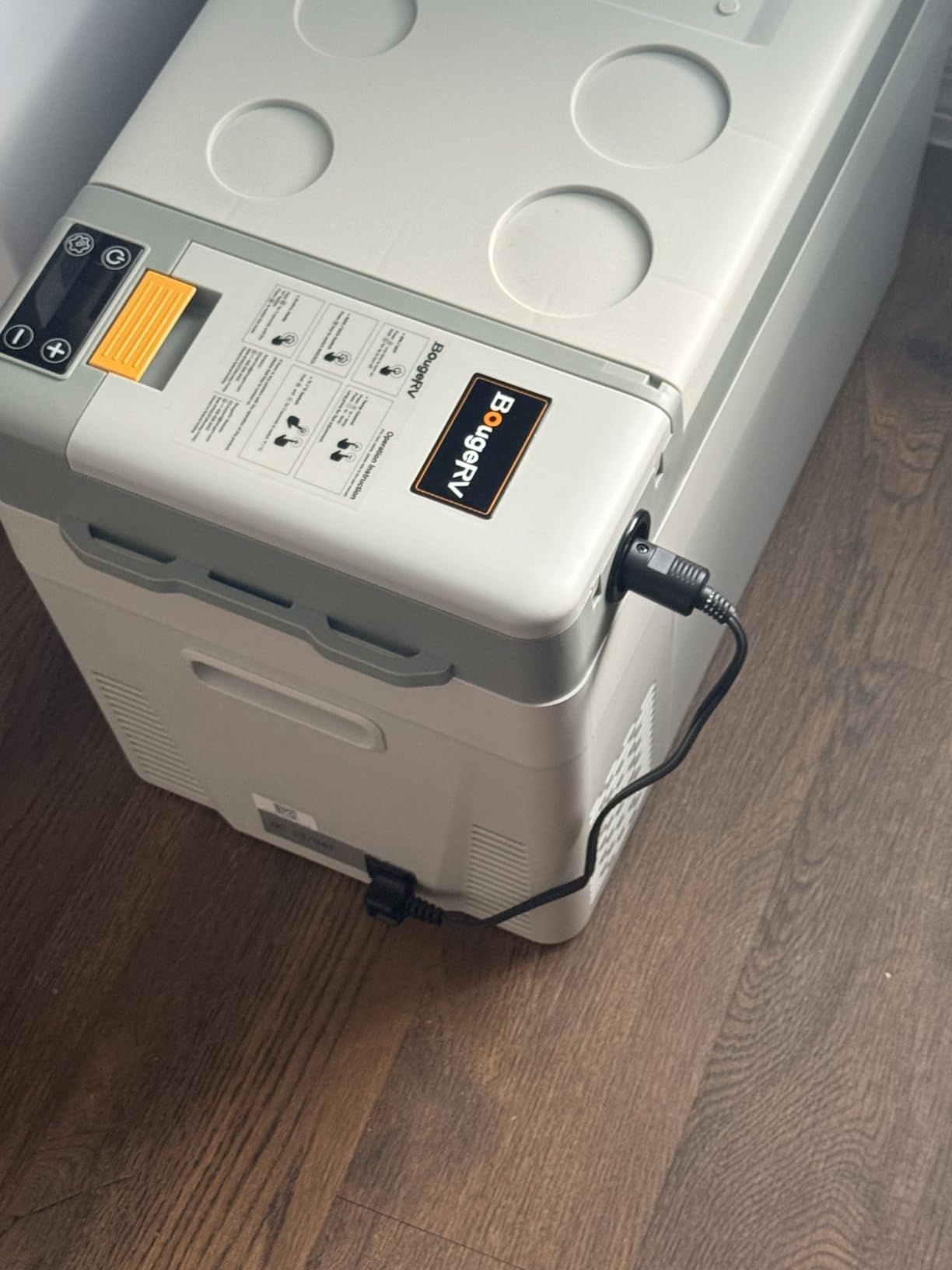 BougeRV 12V Refrigerator CRPRO 30QT, -8°F~50°F, Portable 12V Fridge, Grey customer photo 2