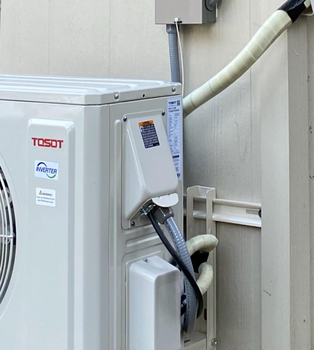 TOSOT 9,000 BTU Mini-Split Air Conditioner, Wifi Enabled Ductless Inverter Split System AC Unit Heating System, Compatible with Alexa - 20 SEER2 115V customer photo 1