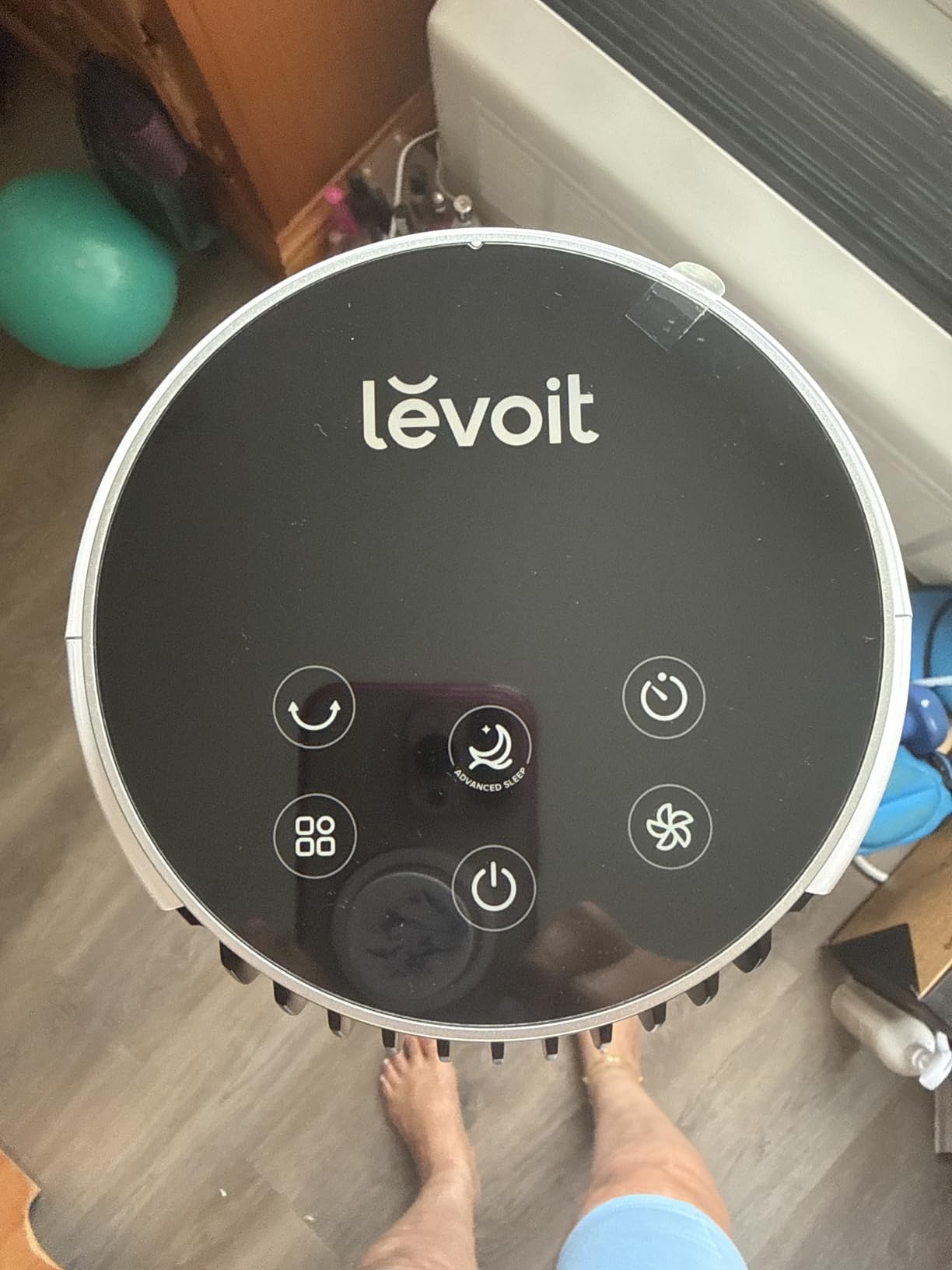 Levoit Tower Fan for Bedroom, 28ft/s Fans that Blow Cold Air, 28dB Quiet customer photo 1