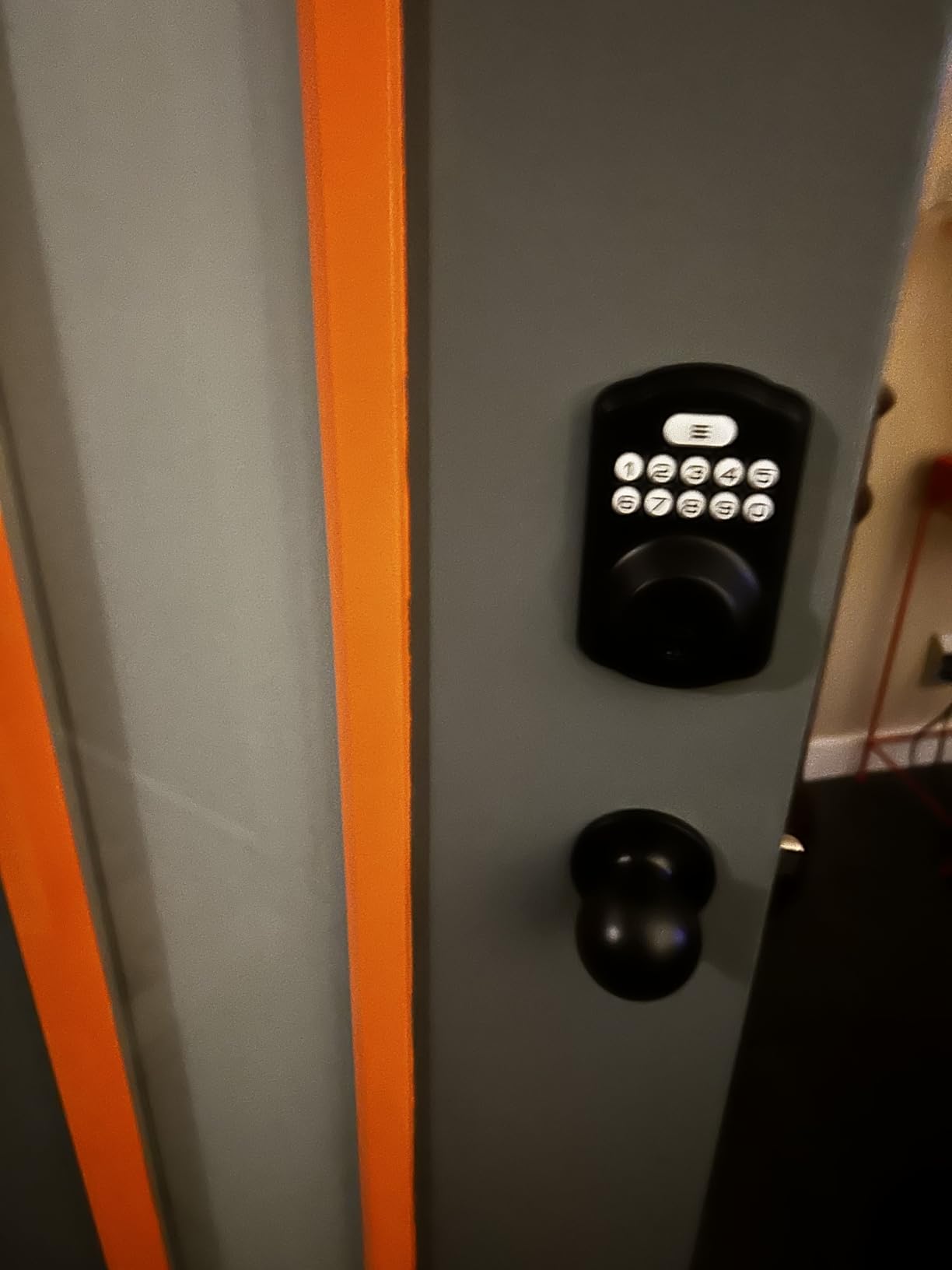Veise KS01C Keyless Entry Deadbolt Door Lock with Knobs, Matte Black customer photo 2