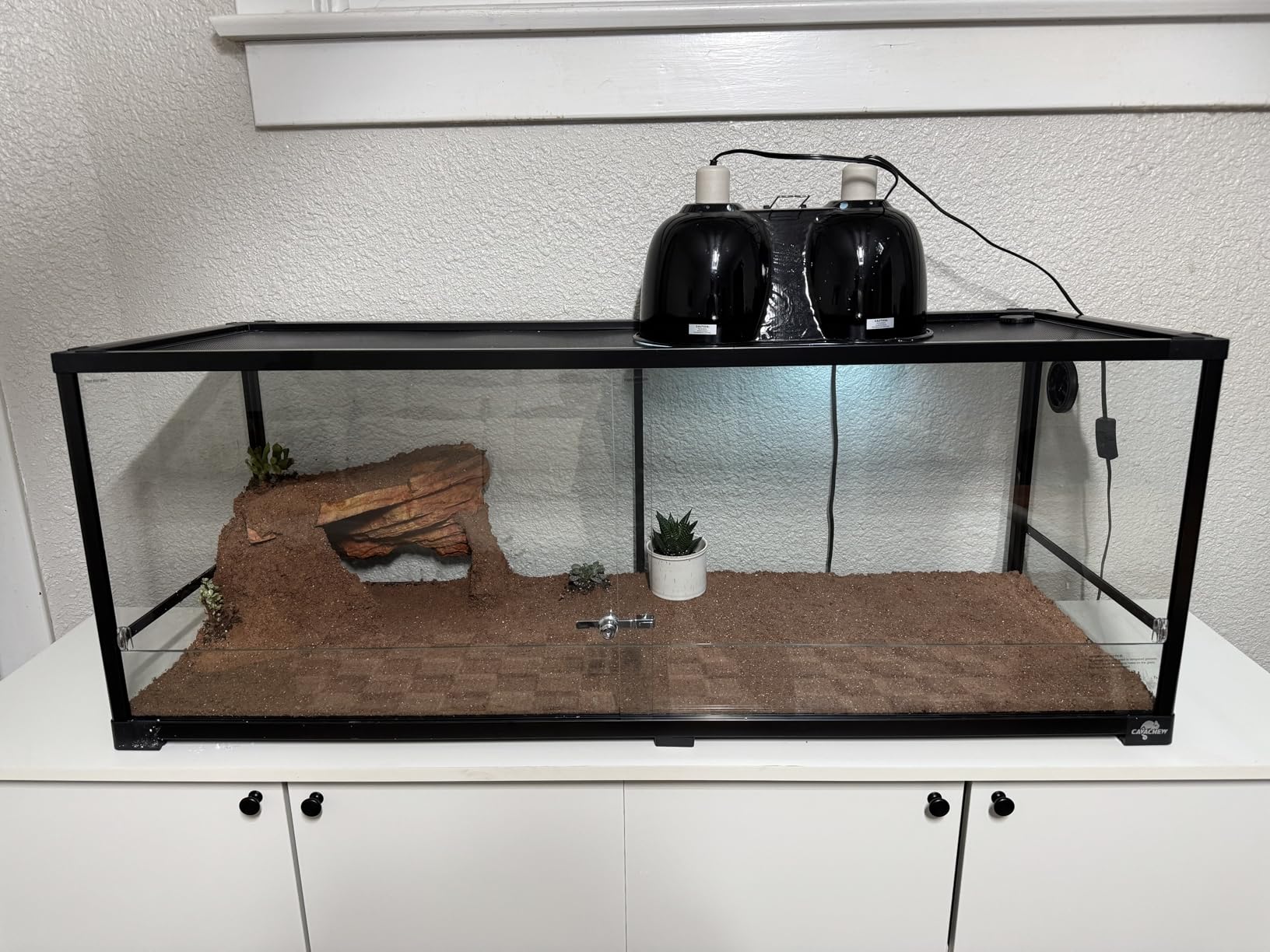 67 Gallon Reptile Tank, Glass Reptiles Terrarium 48