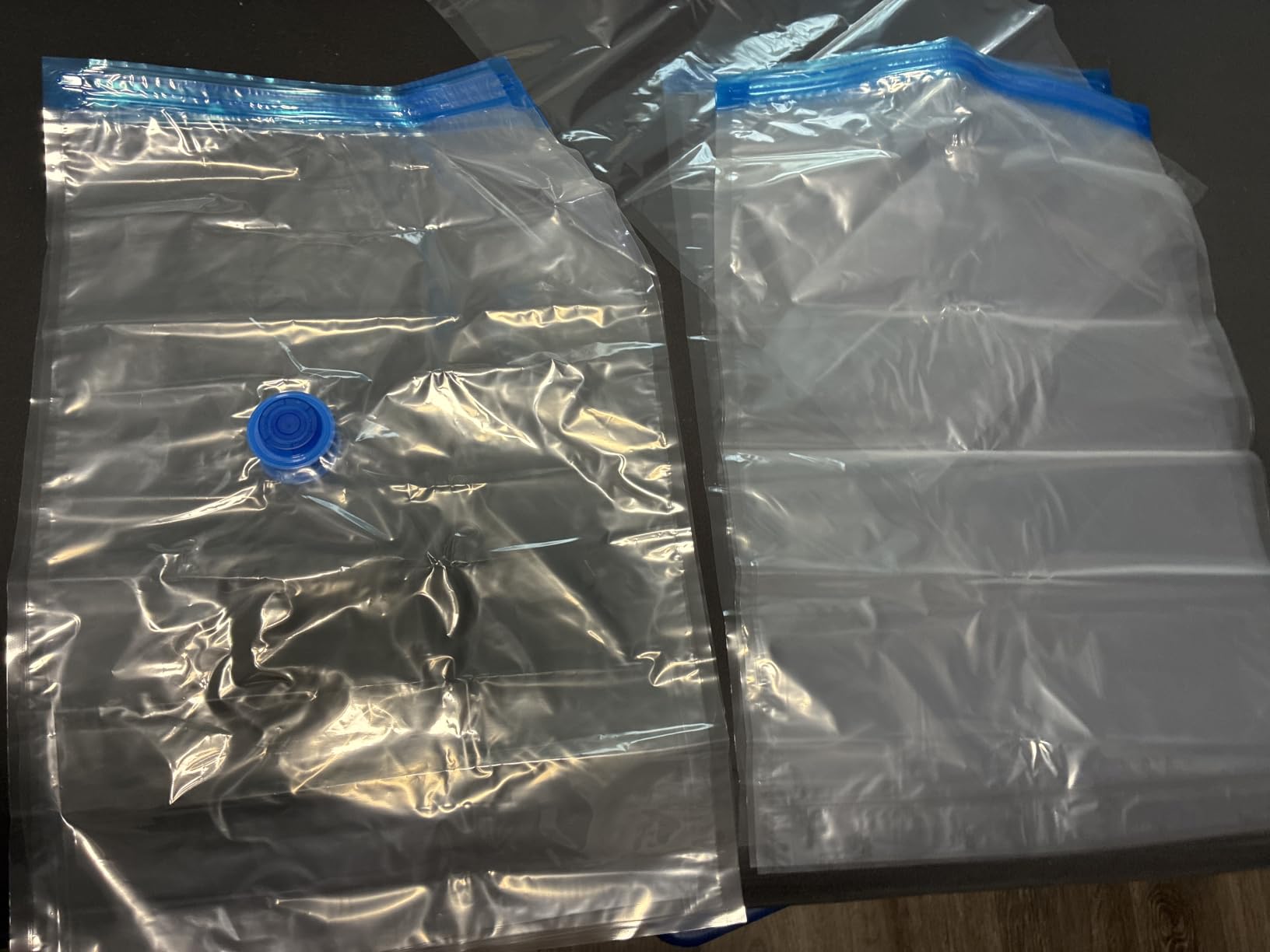 4 XXL Jumbo Vacuum Storage Bags for Bedding, Space Saver with Hand Pump customer photo 2