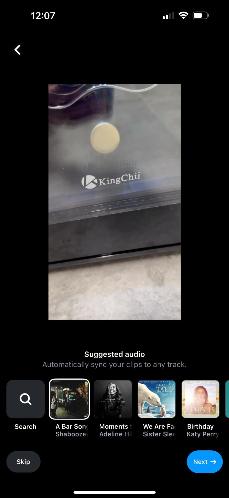 KingChii 6 Bottle Thermoelectric Wine Cooler Refrigerator Advanced Cooling Technology, Stainless Steel & Tempered Glass For Red Wine, Champagne for Home, Kitchen, or Office customer photo 1