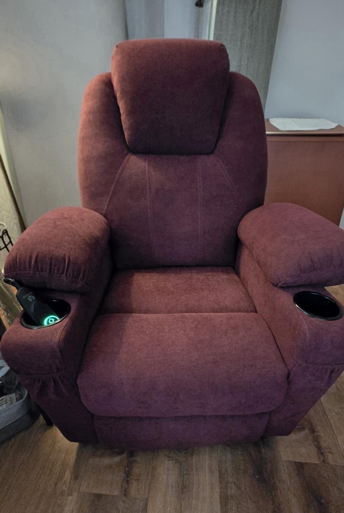MCombo Power Lift Recliner Chair for Elderly 7141(Grey, Small) customer photo 2