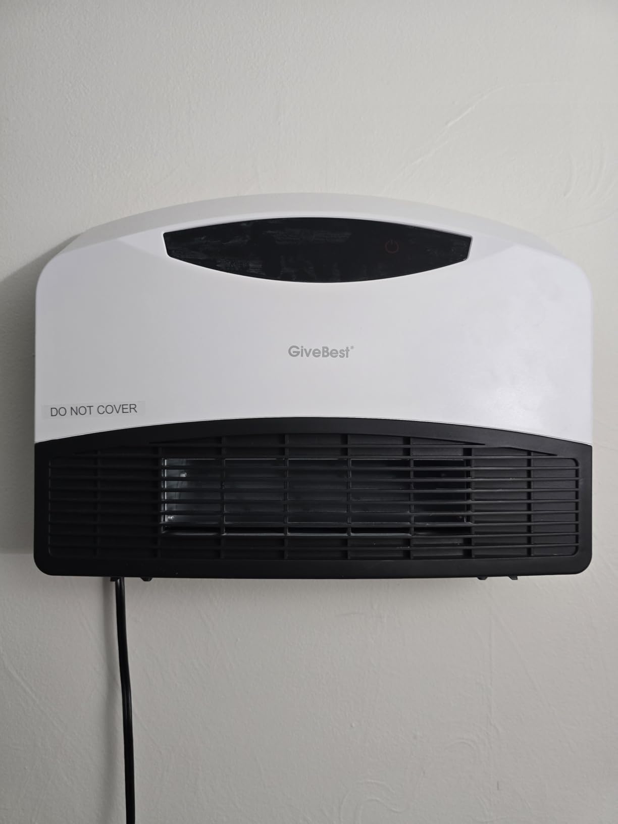 GiveBest Smart Wall Heater, 1500W Space Heaters for Indoor Use, Large Room customer photo 1