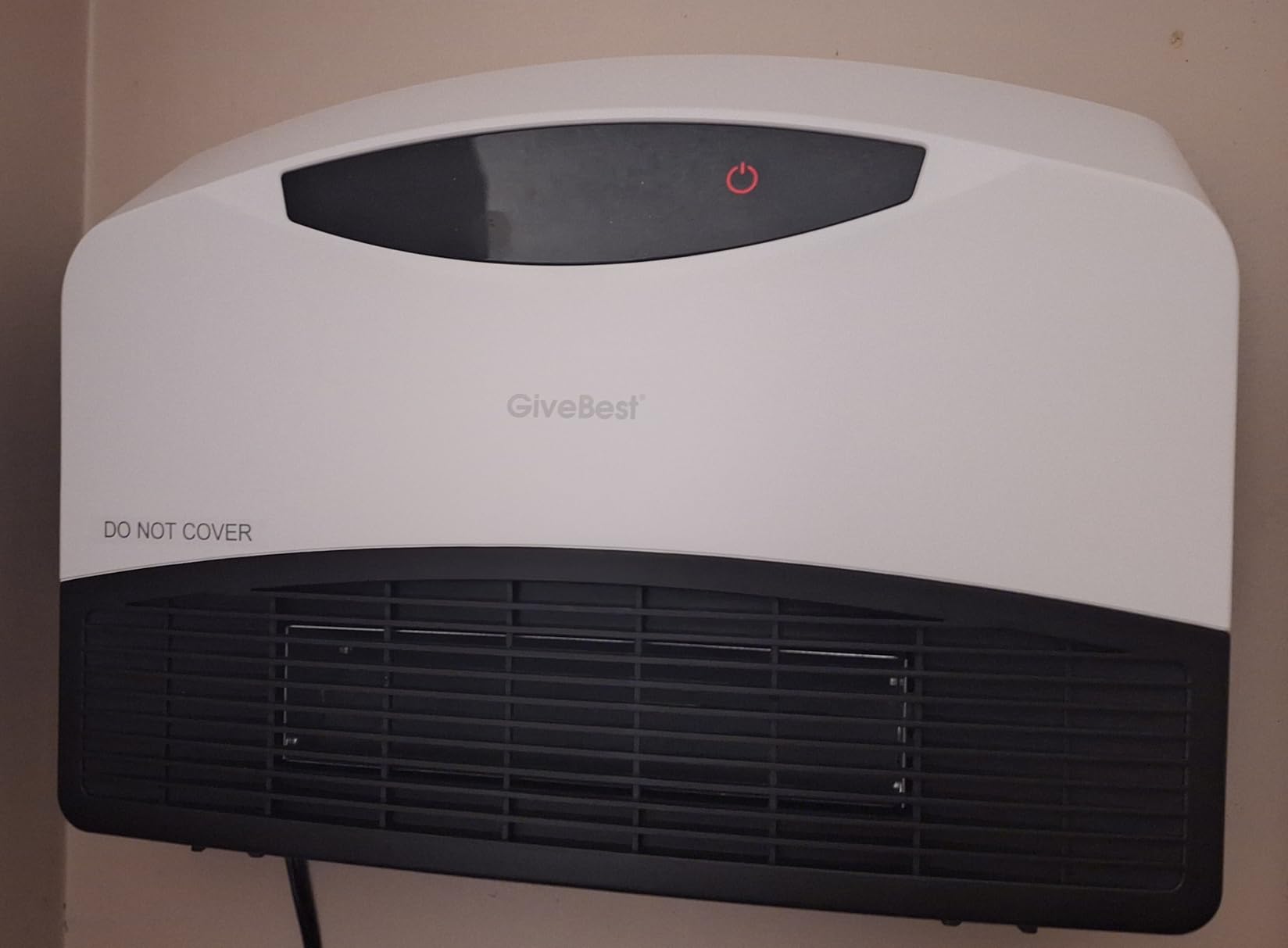 GiveBest Smart Wall Heater, 1500W Space Heaters for Indoor Use, Large Room customer photo 2