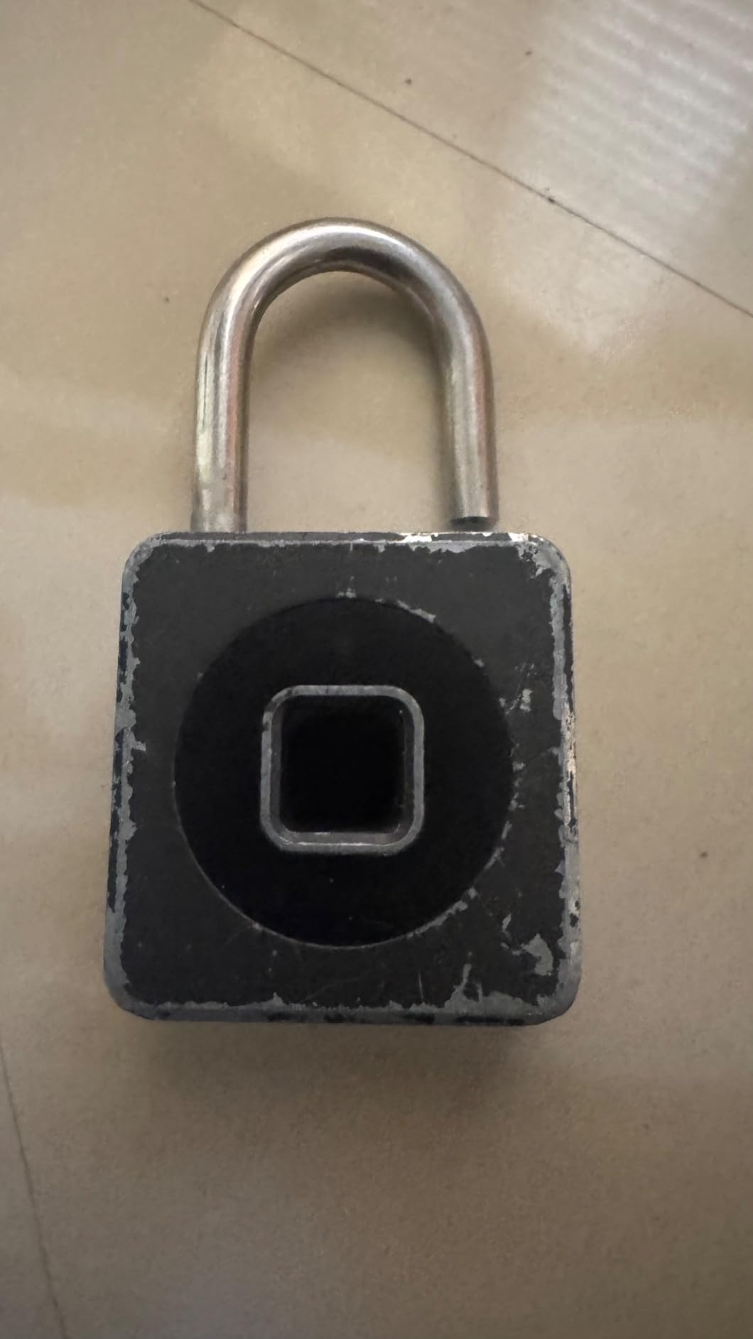 Pothunder Fingerprint Padlock with APP, Waterproof Smart Lock customer photo 1