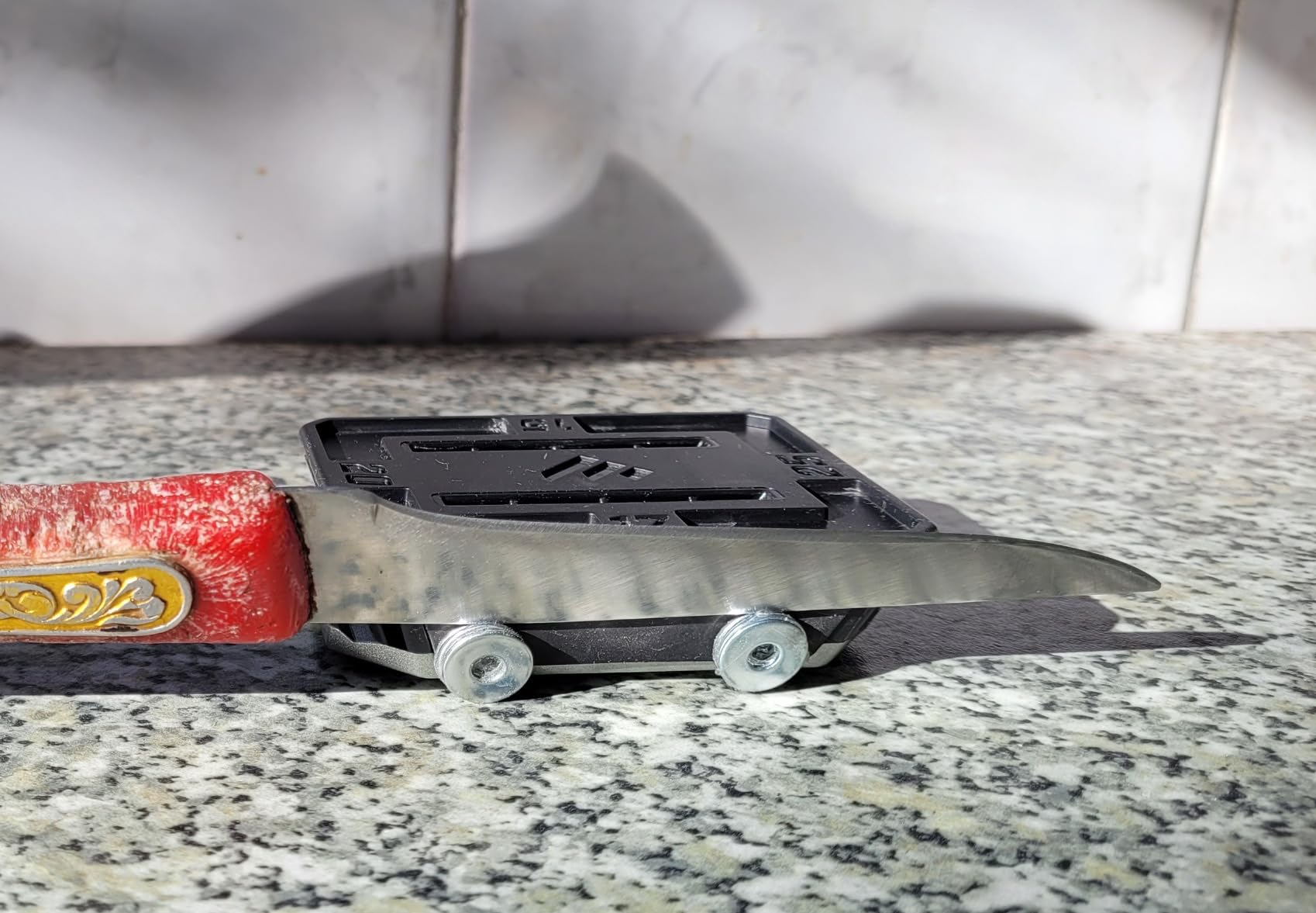 Work Sharp Rolling Knife Sharpener- 4 Sharpening Angles - For All Kitchen Knife Sets customer photo 1