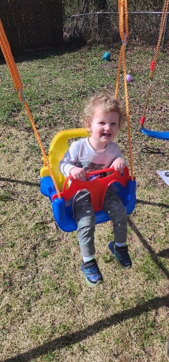 Costzon 660 lbs Swing Sets for Backyard, 3-in-1 Heavy Duty Extra Large Metal Frame with Platform Swing, Belt Swing, Baby Swing, Indoor Outdoor Playground Playset, Swing Set for Kids Toddlers customer photo 1