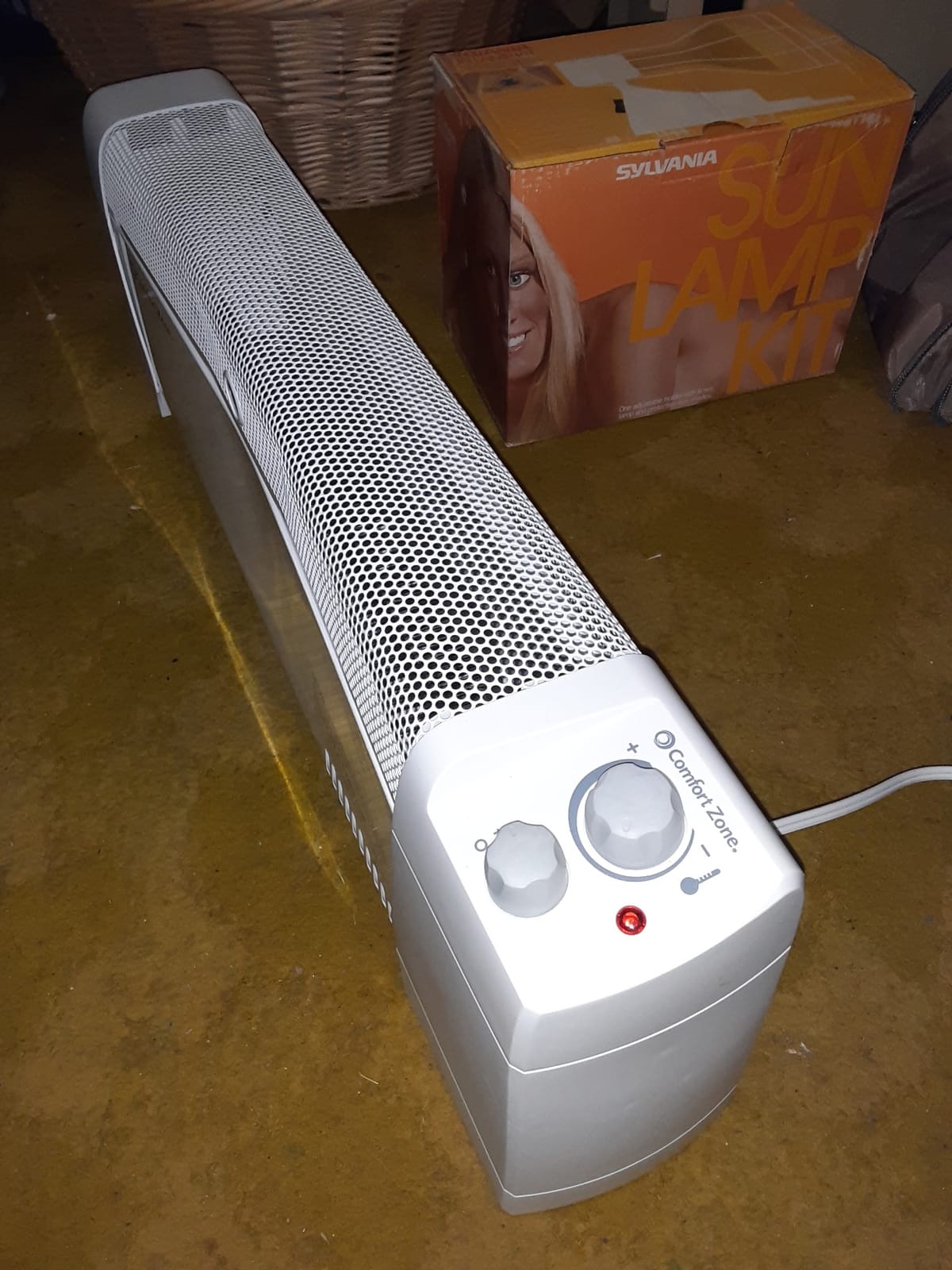 COMFORT ZONE Convection Baseboard Space Heater with Manual Thermostat customer photo 2