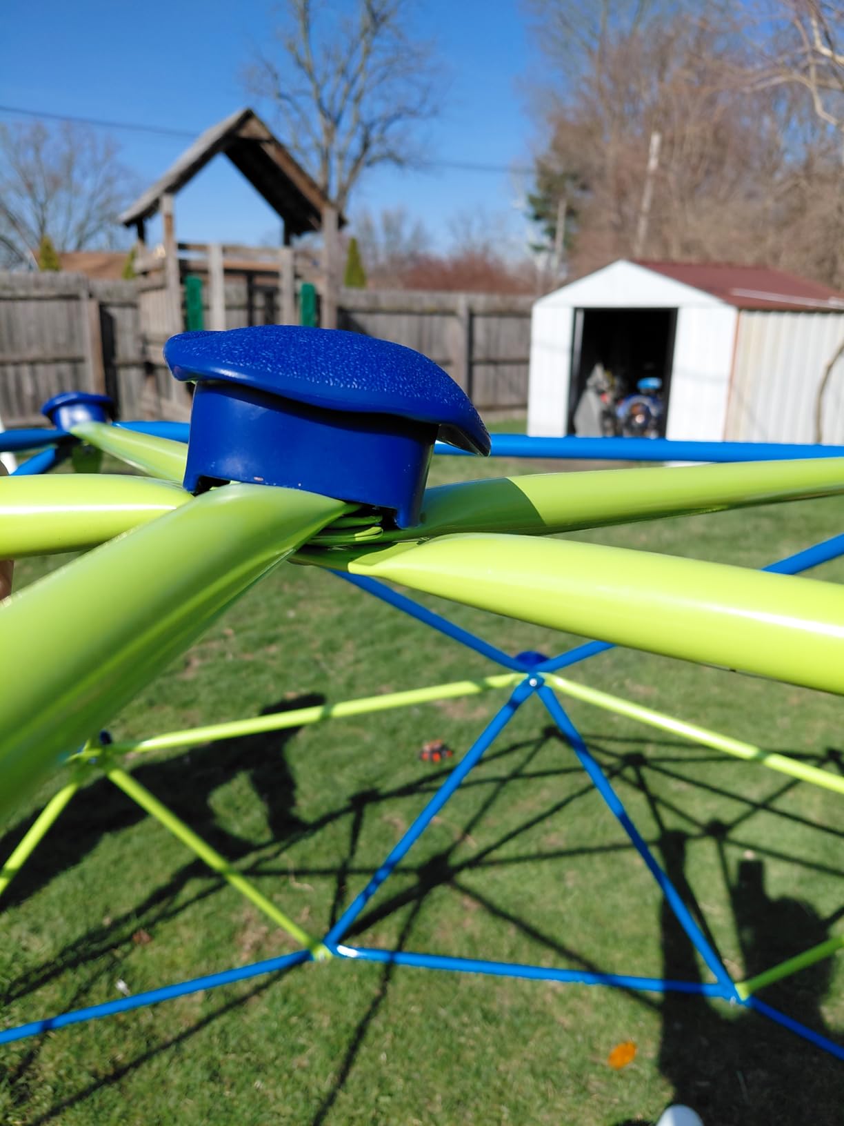 Amictoy Climbing Dome for Kids, 10FT Geometric Dome Climber, Frog Grips customer photo 2