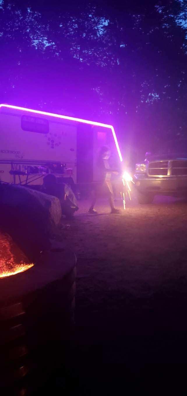 RV Awning Lights, 20ft 12V LED Light Strip with Remote and App Control customer photo 2