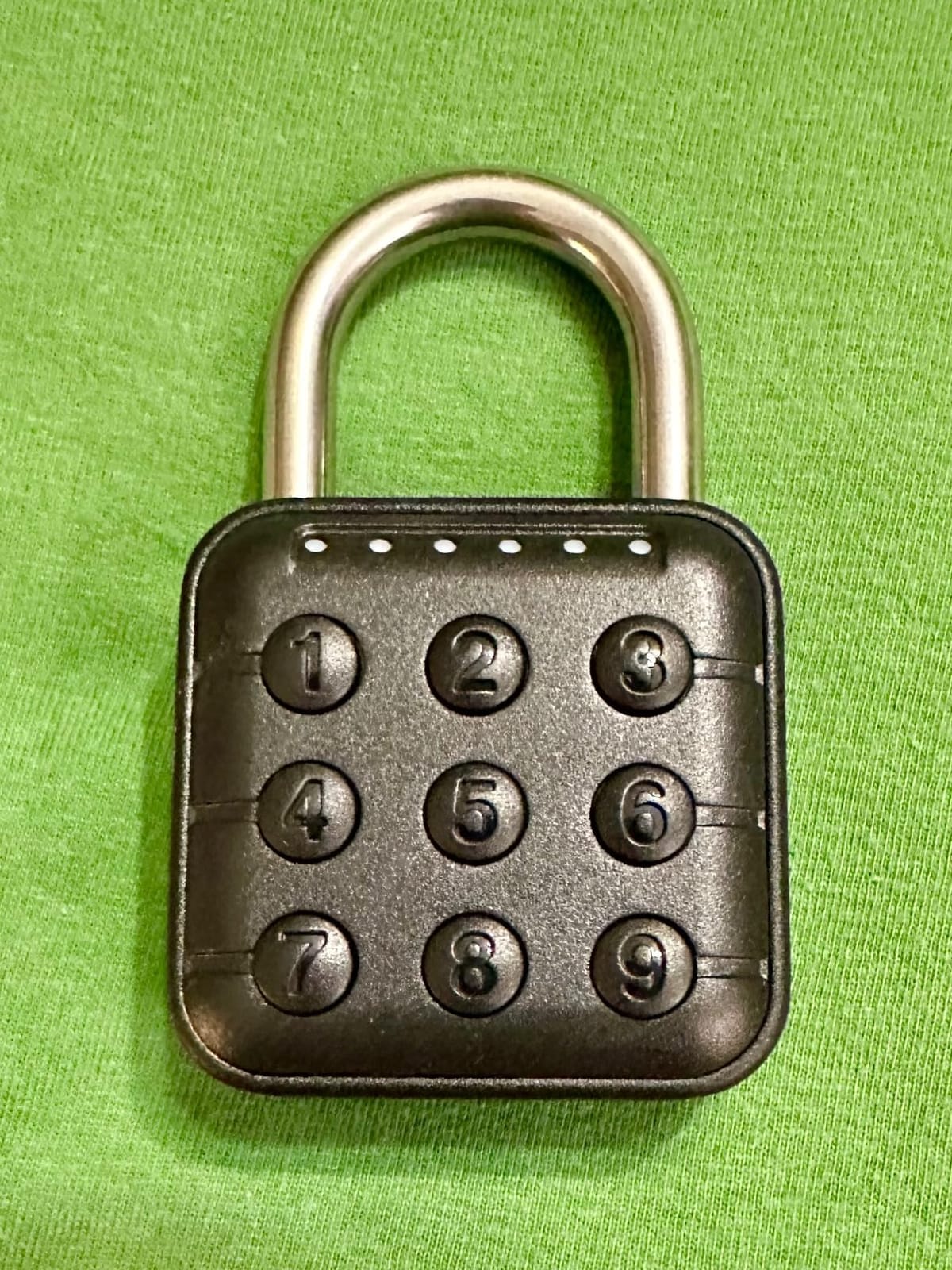 NexusLab Digital Padlock for Gym Locker & Outdoor Gate - IP67 Waterproof Electronic Combination Lock, Push Button Keypad, No App Needed. 6-Digit Smart Keyless Entry for School, Shed, Fence customer photo 2