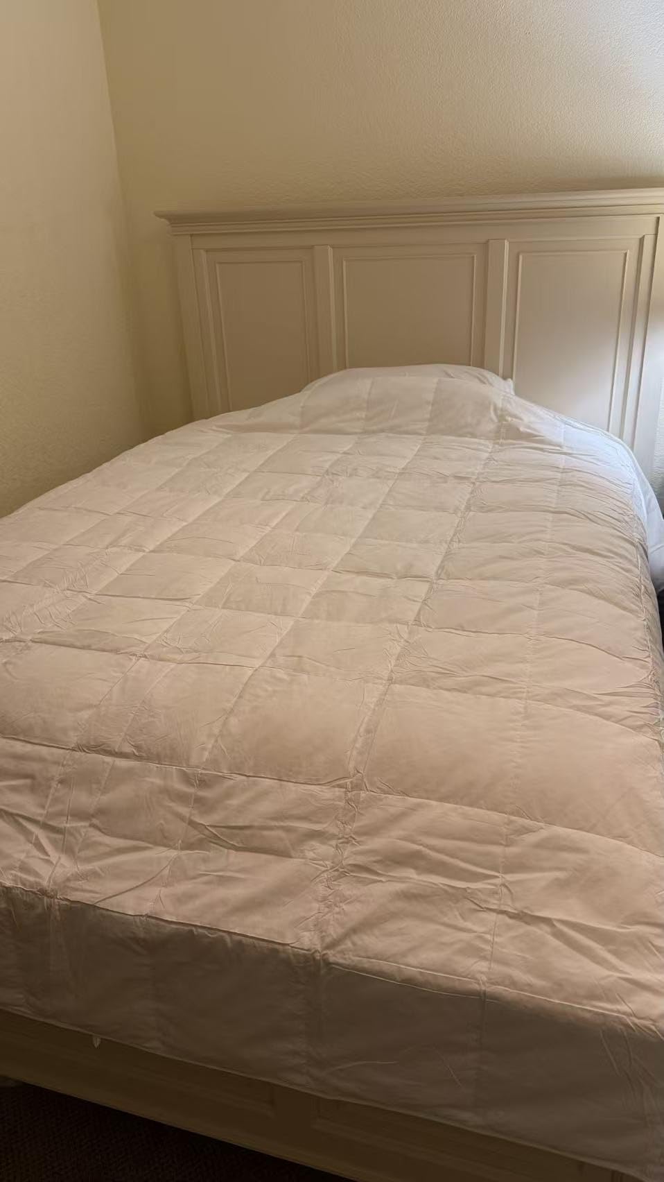 Globon Summer Down Comforter King Size,Extra Lightweight Duvet Insert,White customer photo 1