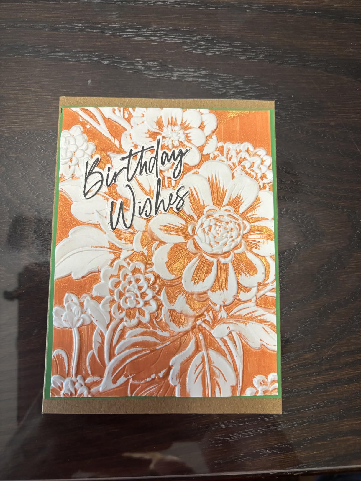 3D Embossing Folder for Card Making Texture Fades Blossom Bloom Floral Plastic Embossing Folder Template for DIY Scrapbooking Paper Crafting Handmade Crafts Scrapbooking Arts Supplies Scrapbook Decor customer photo 2