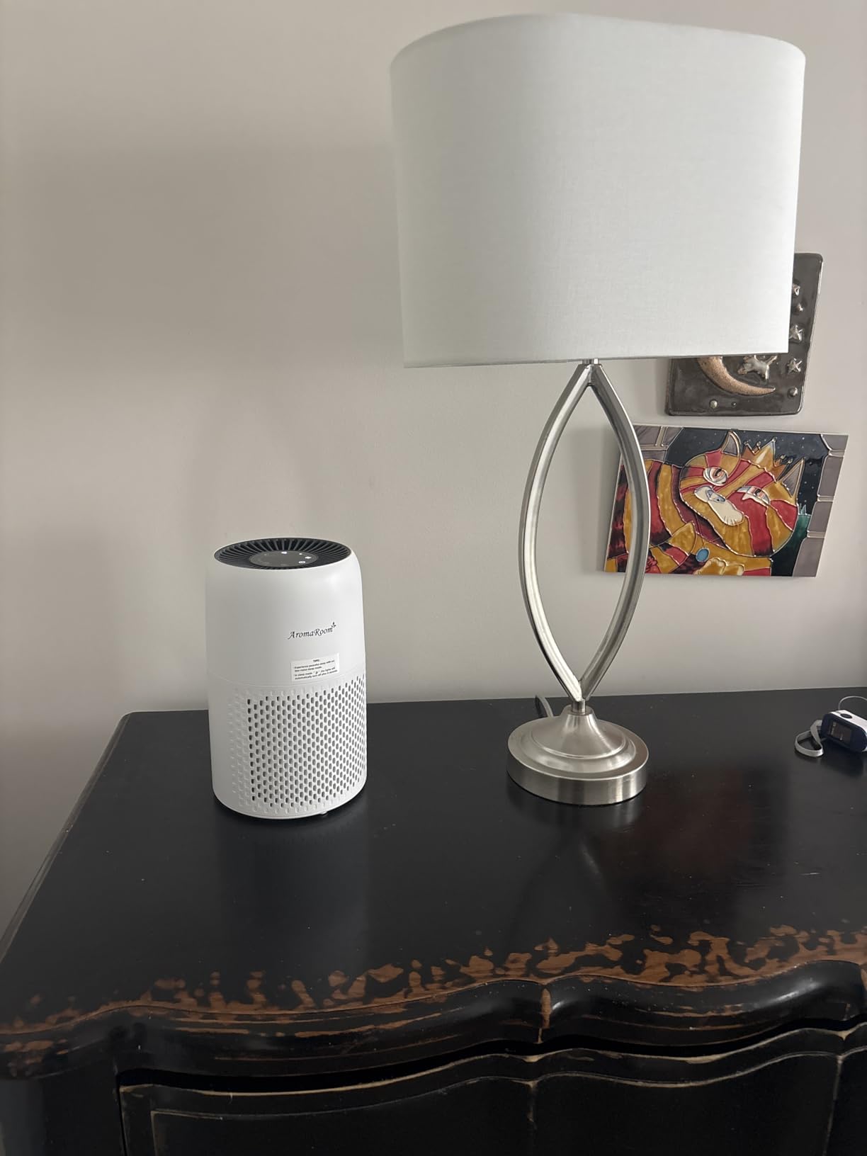 AromaRoom Air Purifier for Home, Air Cleaner for Smoke Pollen Dander Hair customer photo 2