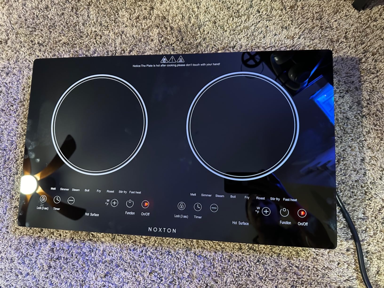 Noxton 30”Electric Cooktop with Downdraft Vent, 220-240V Hardwired customer photo 1