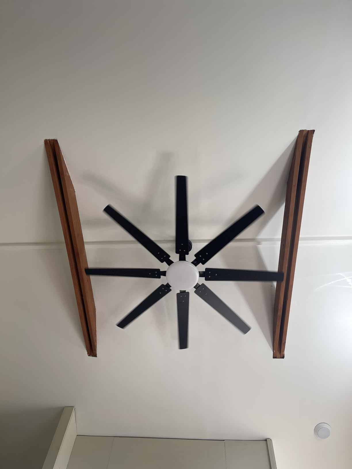 Amico 72 Inch Ceiling Fans with Lights and Remote, Black Large Ceiling Fan customer photo 2
