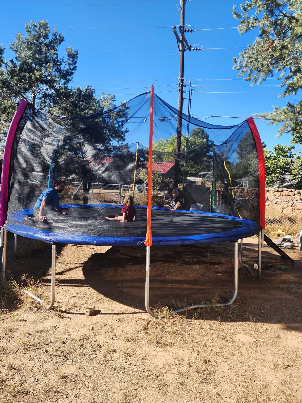 Trampoline Net, 10-16ft Premium Round Trampoline Net Replacement customer photo 1