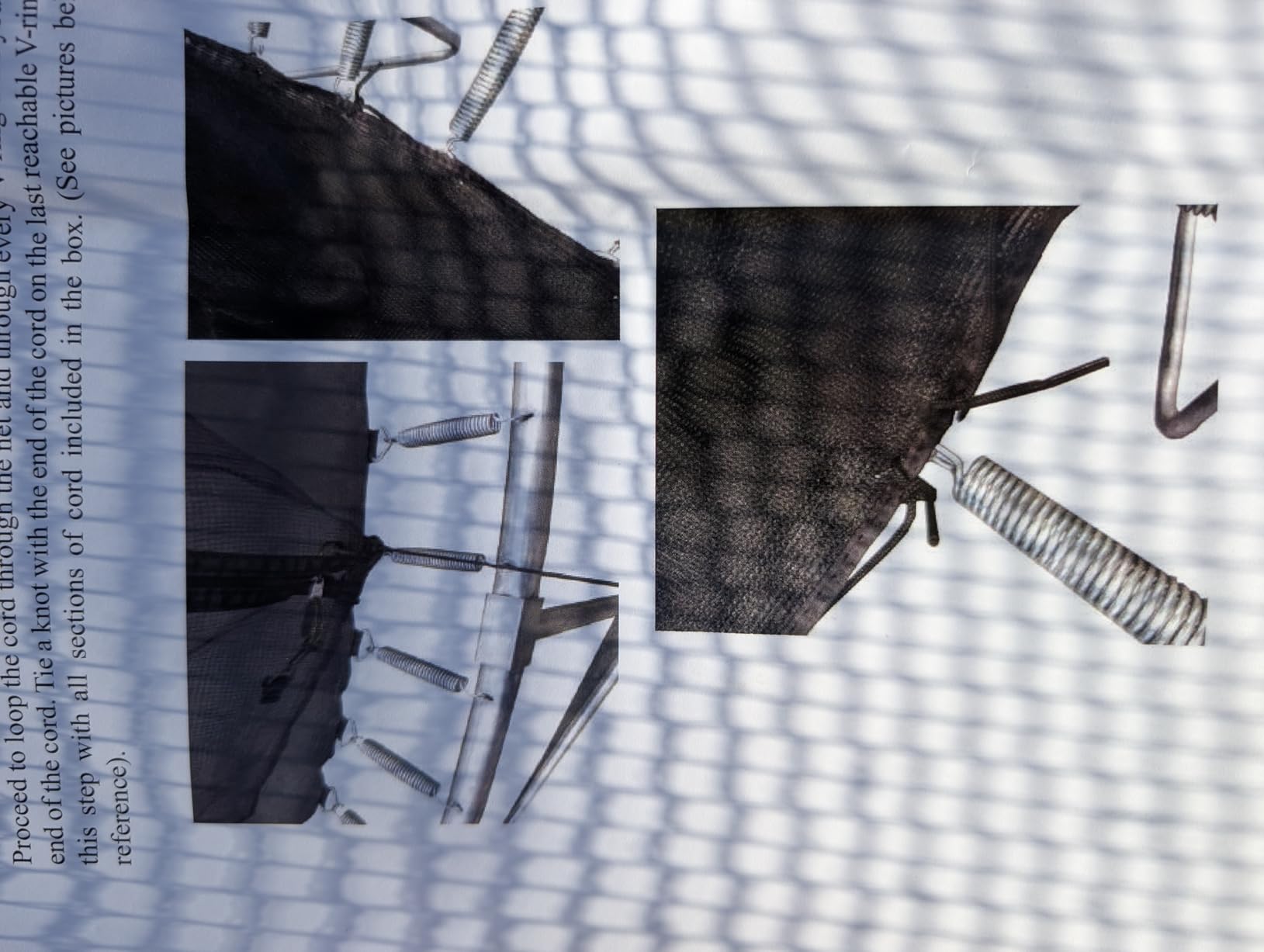 Zoomster Trampoline Enclosure Net with Pole Cap, Replacement Safety Enclosure Net for 6 Straight Poles Round Trampoline, Breathable and Weather-Resistant customer photo 1