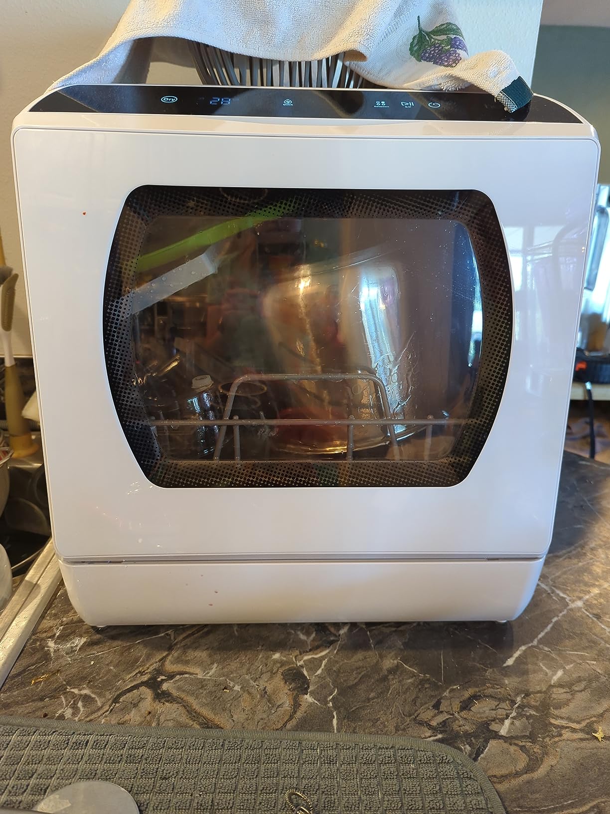 Hermitlux Slim Countertop Portable Dishwasher for Small Spaces customer photo 2