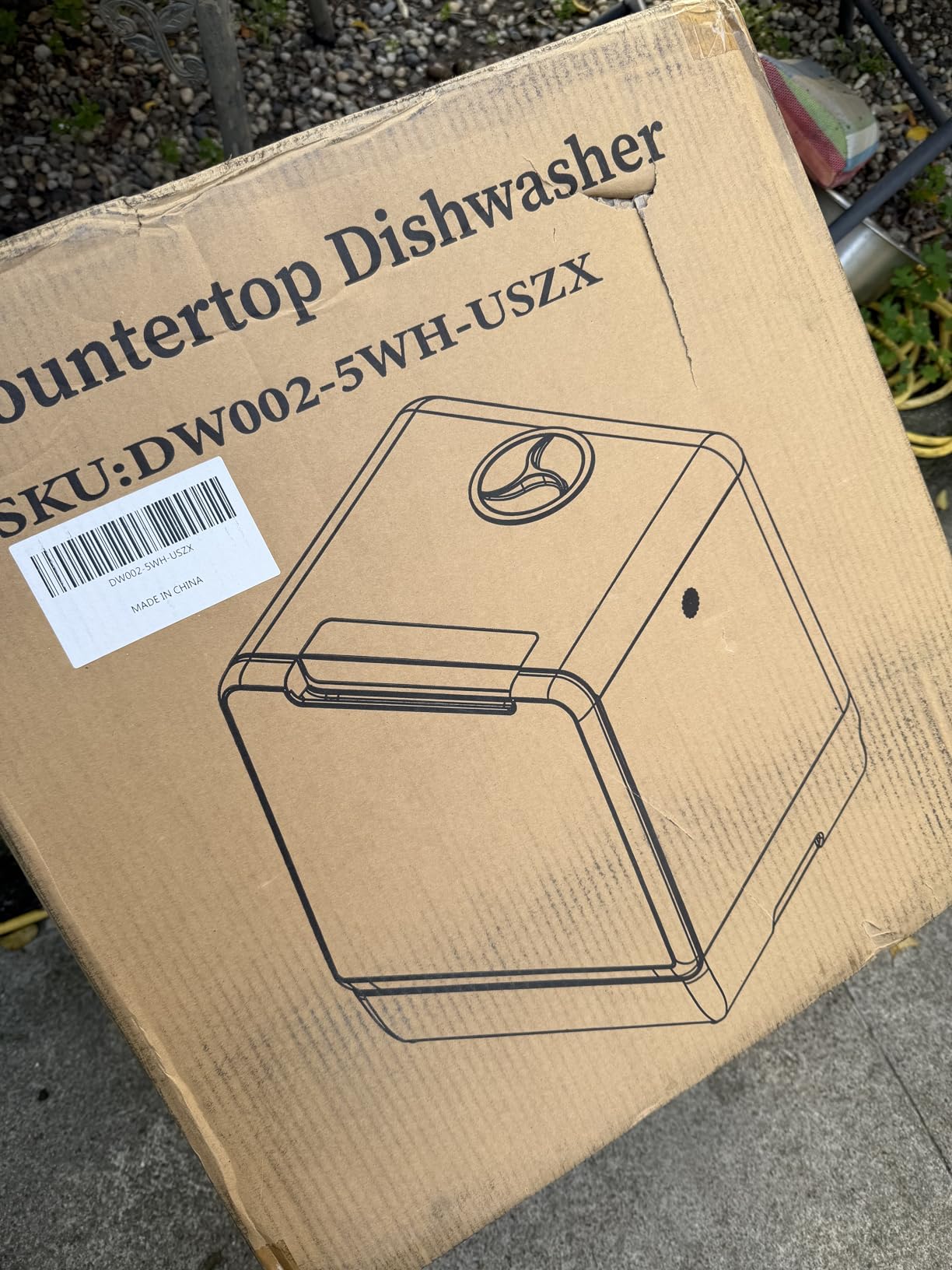 EUHOMY Countertop Dishwasher Portable, 8 Programs with 5L Tank, Black, 40dB customer photo 2