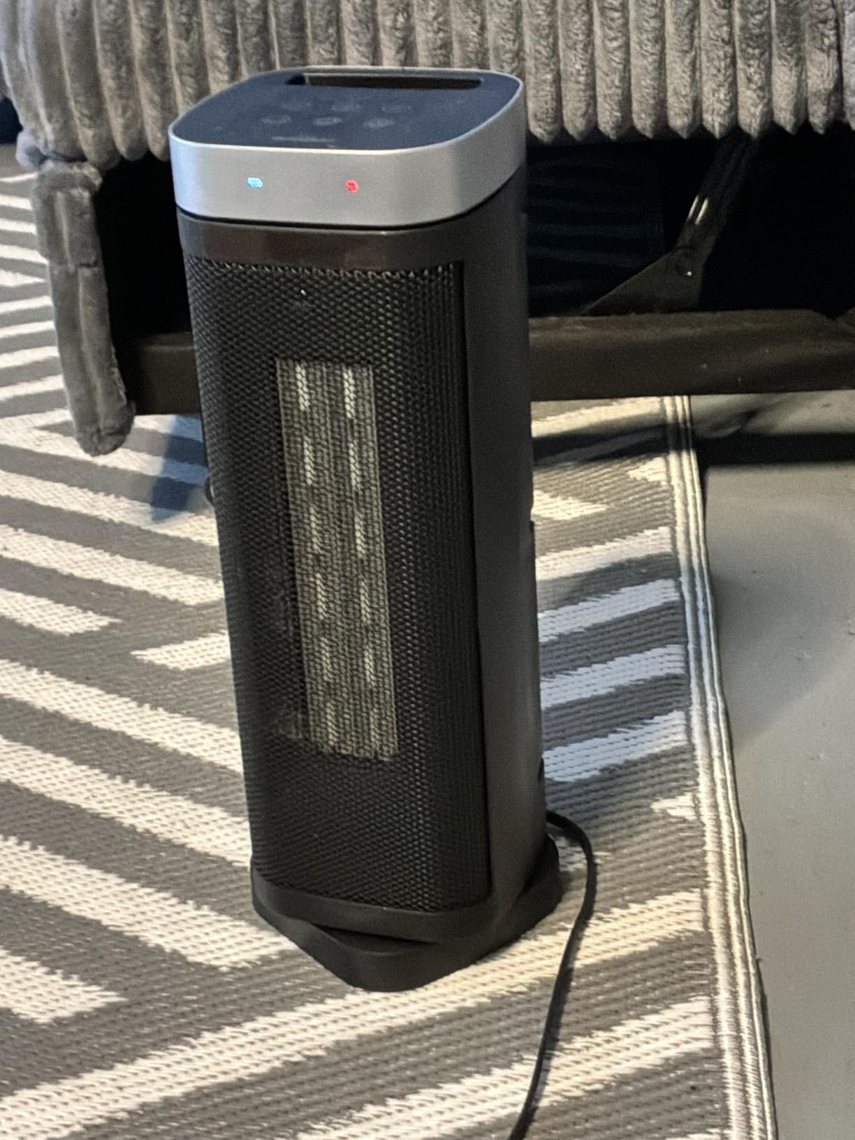 1500W Space Heater for Indoor Use, Portable PTC Ceramic Heater with 70° Oscillation, Remote Control, 1–12H Timer, Quiet Electric Heater with Overheat & Tip-Over Protection for Bedroom and Office customer photo 1