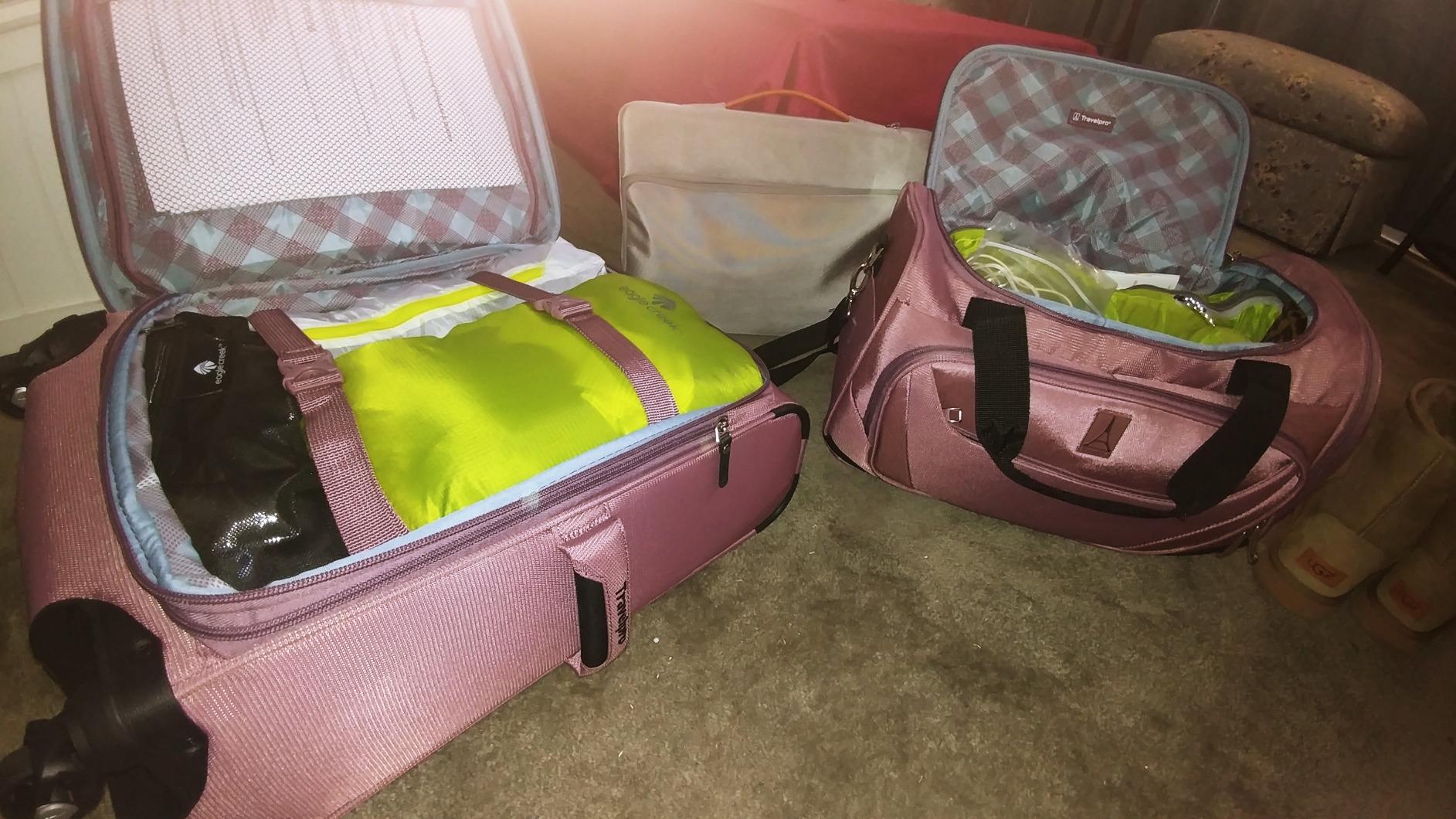 Travelpro Maxlite 5 Softside Expandable Luggage with 4 Spinner Wheels, Lightweight Suitcase, Men and Women, Sapphire Blue, 3-Piece Set (21/25/29) customer photo 1