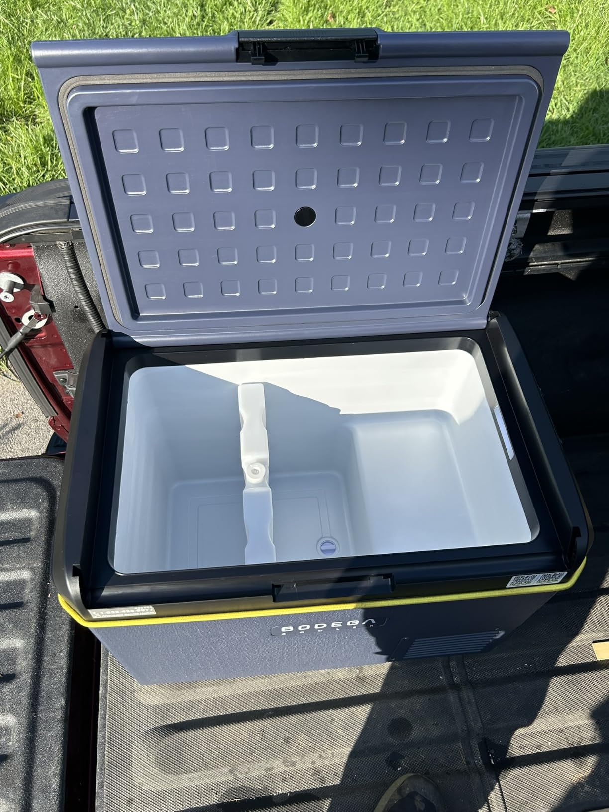 BODEGA COOLER Car Refrigerator Dual Zone,79QT Portable Freezer -4°F to 68°F, 12V Electric Cooler with Wheels & Handle, Ultra-Quiet ≤31dB, Fast Cooling for Camping, RV, Van Life & Road Trips customer photo 1