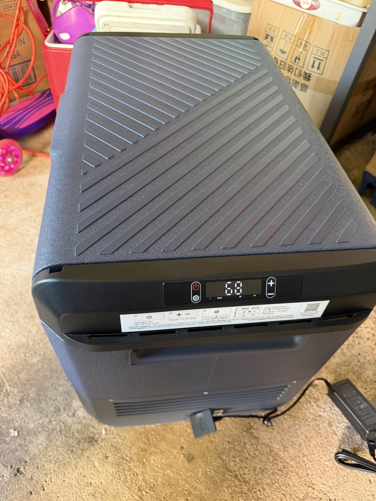 BODEGA COOLER Car Refrigerator Dual Zone,79QT Portable Freezer -4°F to 68°F, 12V Electric Cooler with Wheels & Handle, Ultra-Quiet ≤31dB, Fast Cooling for Camping, RV, Van Life & Road Trips customer photo 2