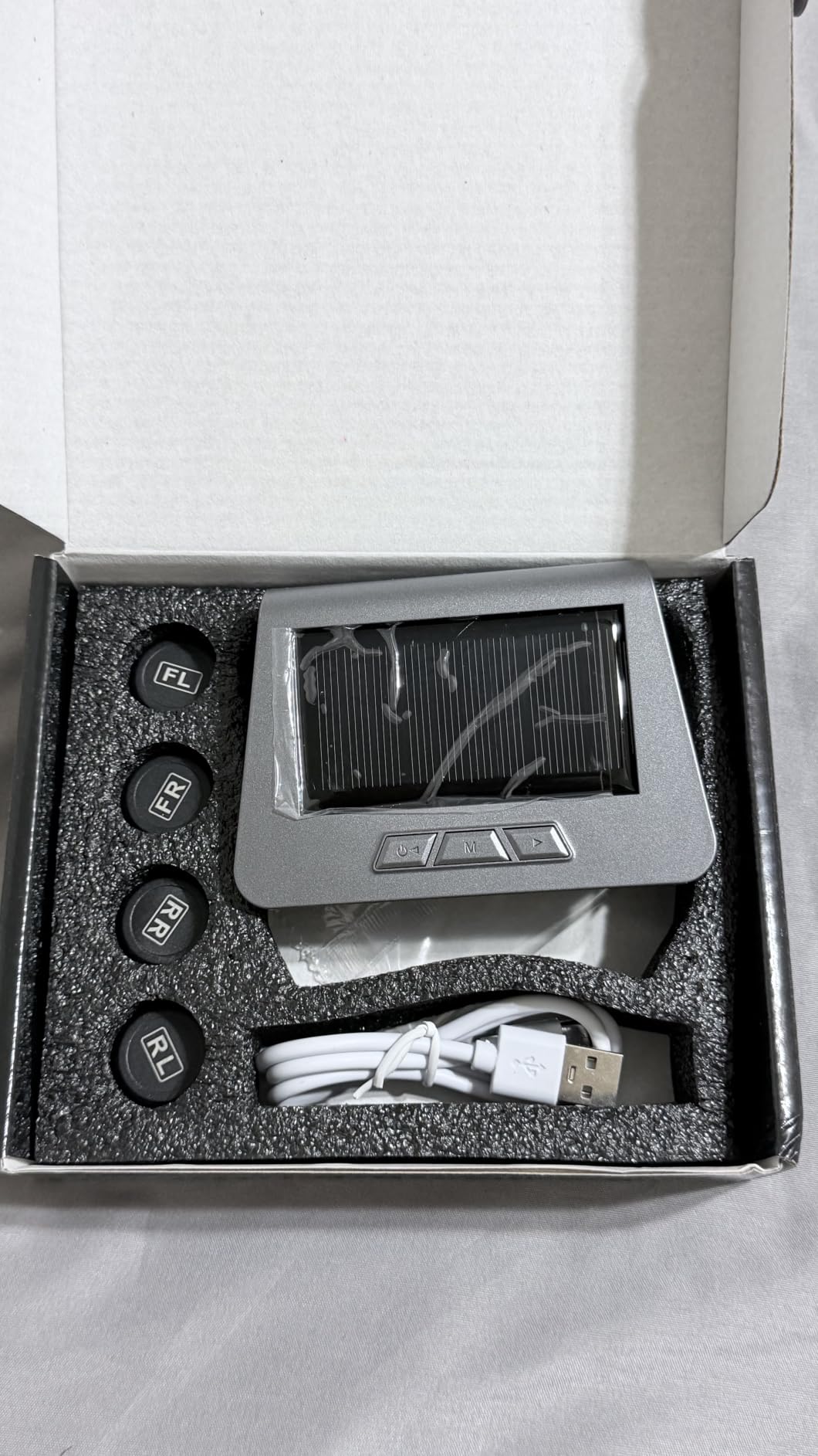 6-Wheel RV TPMS with Custom Pressure Alerts, 0-144 PSI customer photo 1