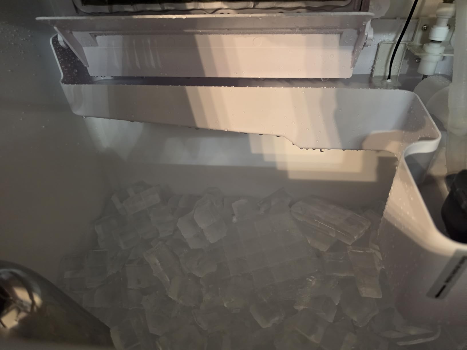 Mountman Commercial Ice Maker,110lbs/24H,36 Cubes in 14 Mins,Stainless Steel Ice Machine with 33lbs Storage Capacity,Self-Cleaning,Water Filter,Under Counter/Freestanding Ice Maker for Cafe,Home customer photo 1