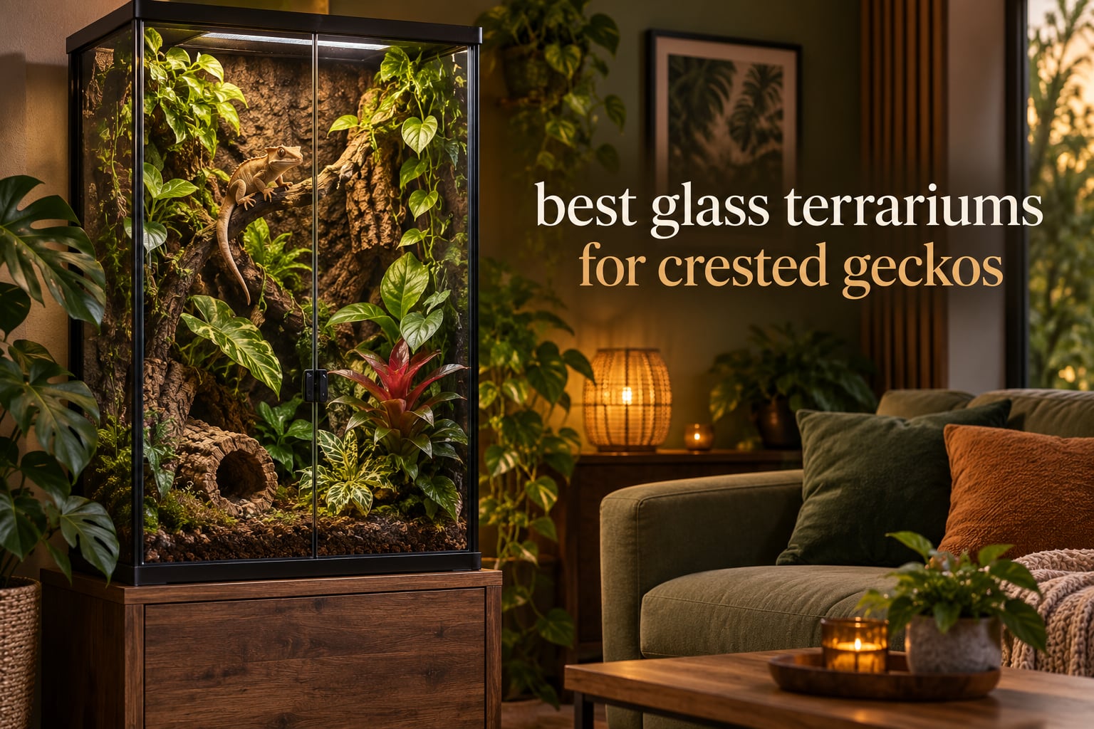 best glass terrariums for crested geckos