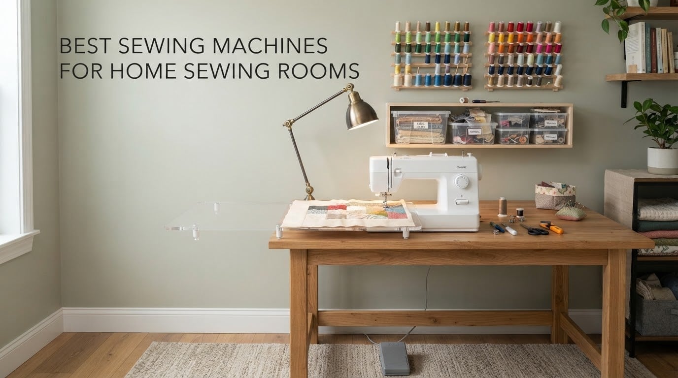 best sewing machines for home sewing rooms